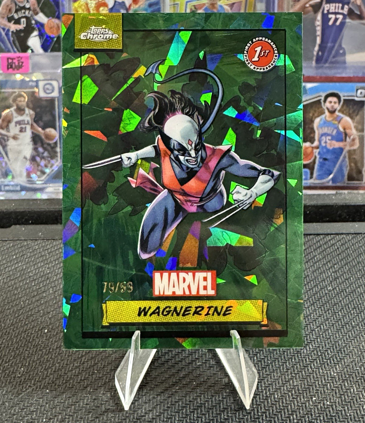 2024 Topps Chrome Sapphire Marvel Wagnerine #80 Green Parallel 79/99 1st