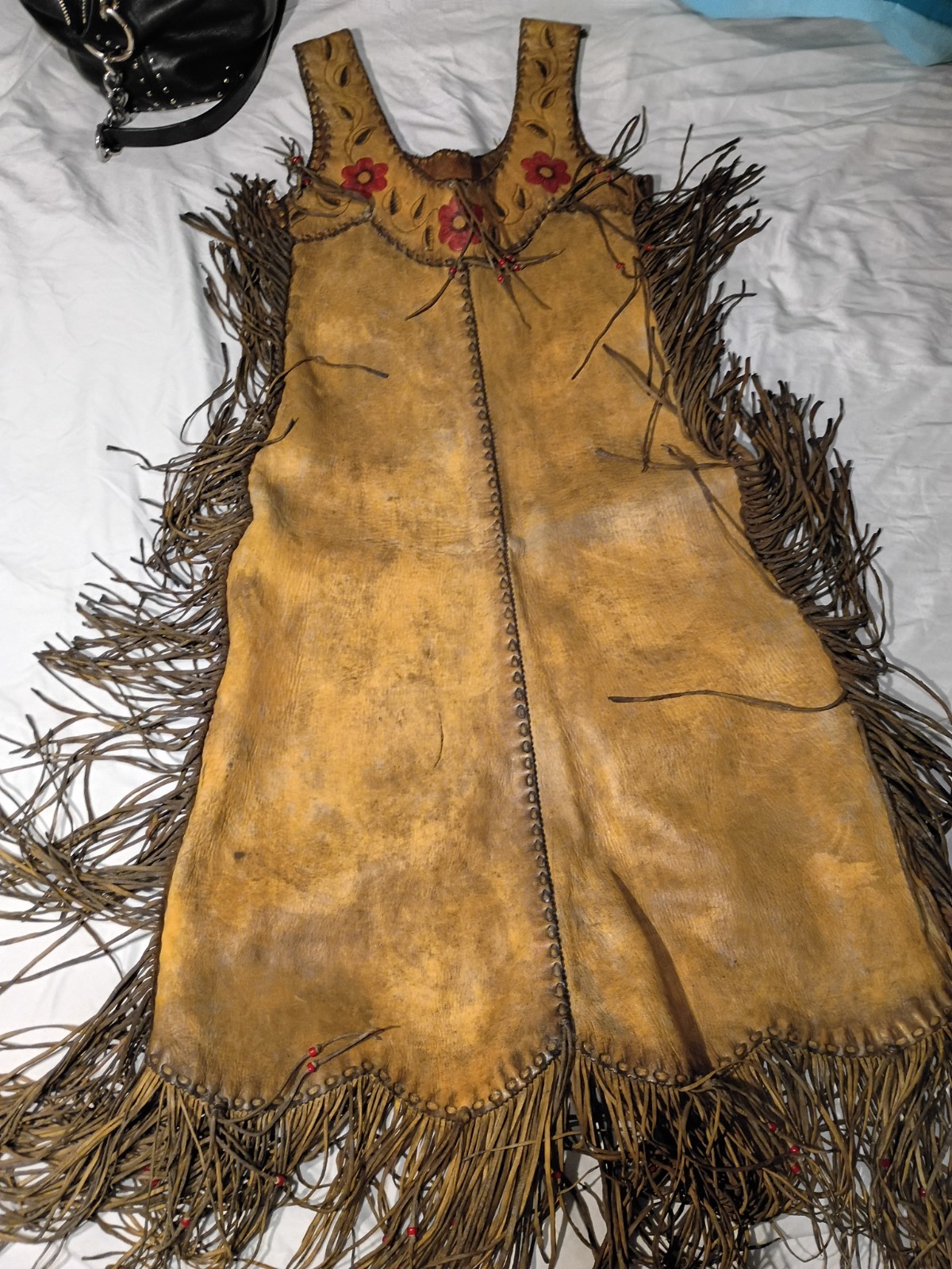 Native American leather garments Native American leather garments