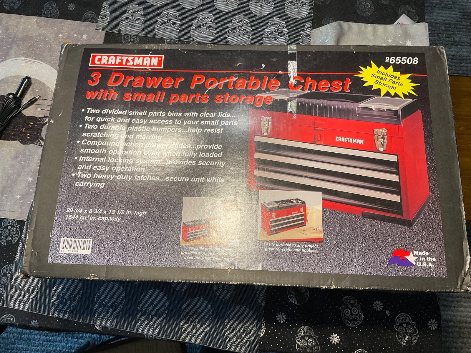 New NOS SEARS CRAFTSMAN 3 DRAWER PORTABLE STEEL TOOL CHEST BOX 65508 USA New NOS SEARS CRAFTSMAN 3 DRAWER PORTABLE STEEL TOOL CHEST BOX 65508 USA