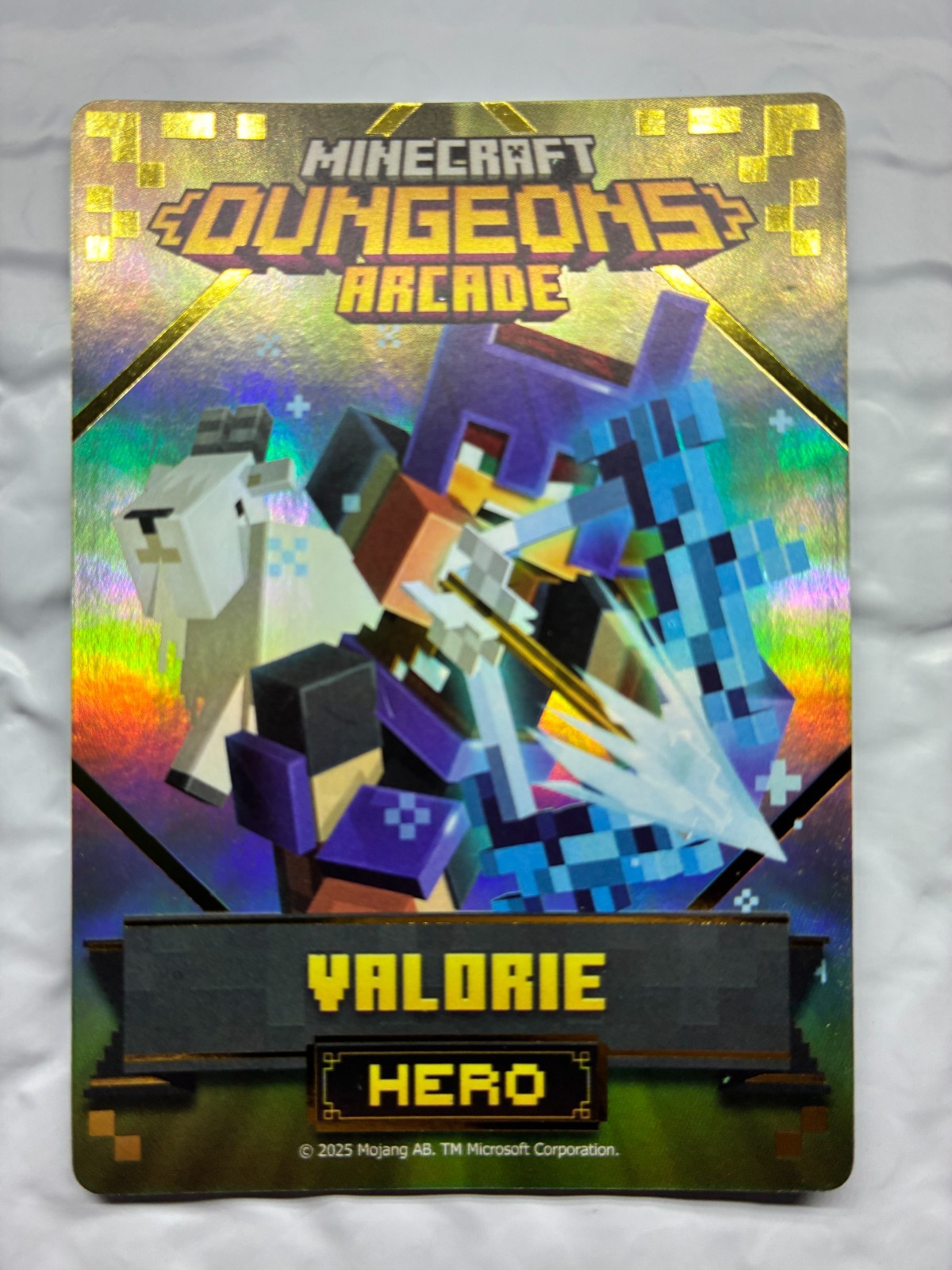 MINECRAFT DUNGEONS ARCADE SERIES 5 PICK  ANY CARD ALL THE FOIL HEROS