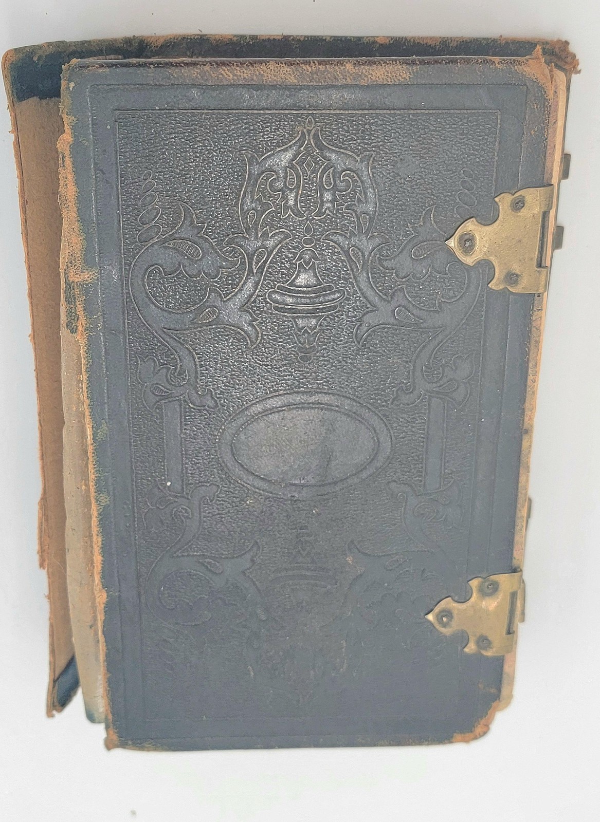 Antique 1867 Starck Handbuch German Lutheran Prayer Book Leather Brass Clasp Phi Antique 1867 Starck Handbuch German Lutheran Prayer Book Leather Brass Clasp Phi