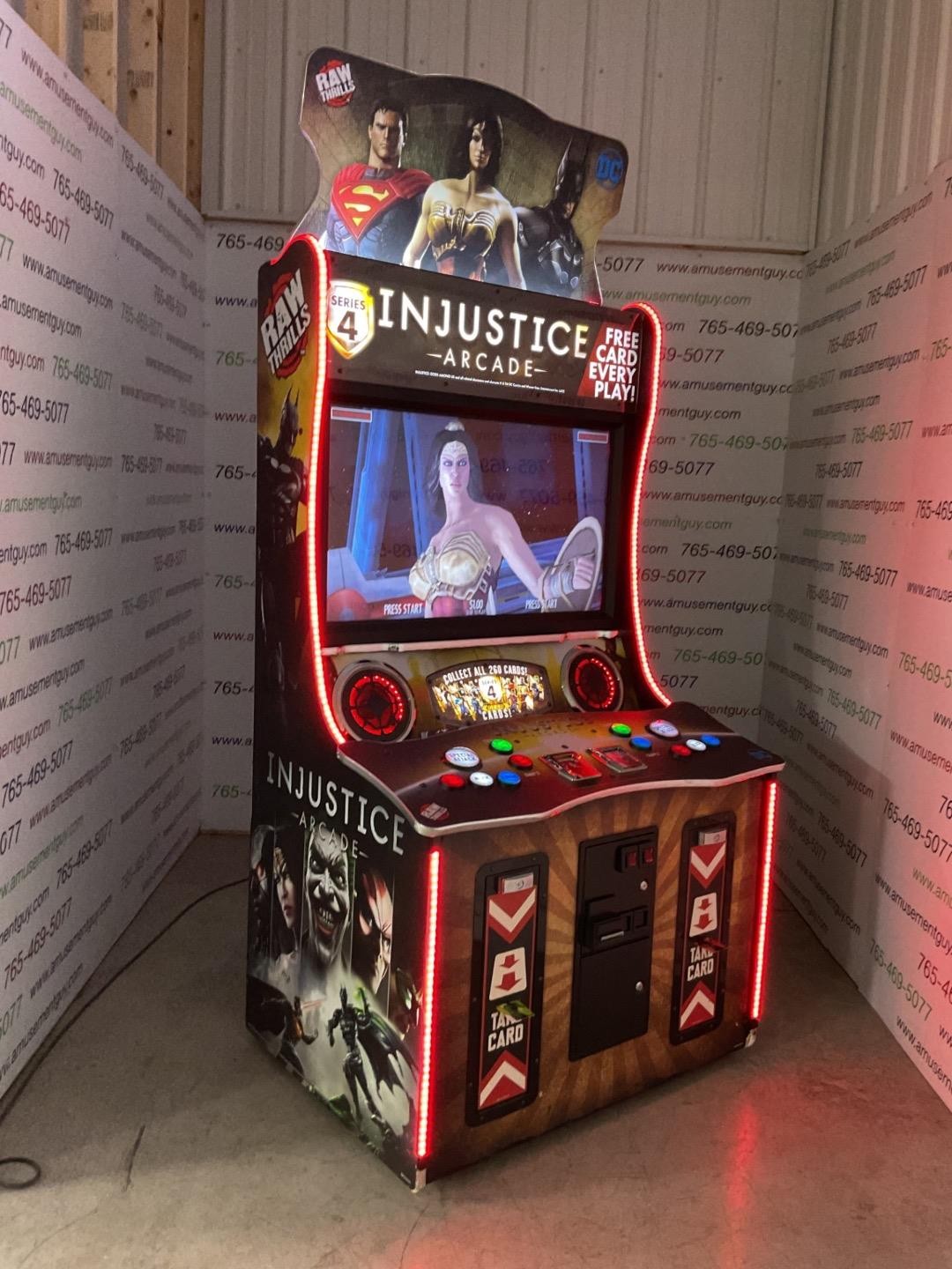 Injustice Arcade Series 4 by Raw thrills COIN-OP Arcade Video Game Injustice Arcade Series 4 by Raw thrills COIN-OP Arcade Video Game