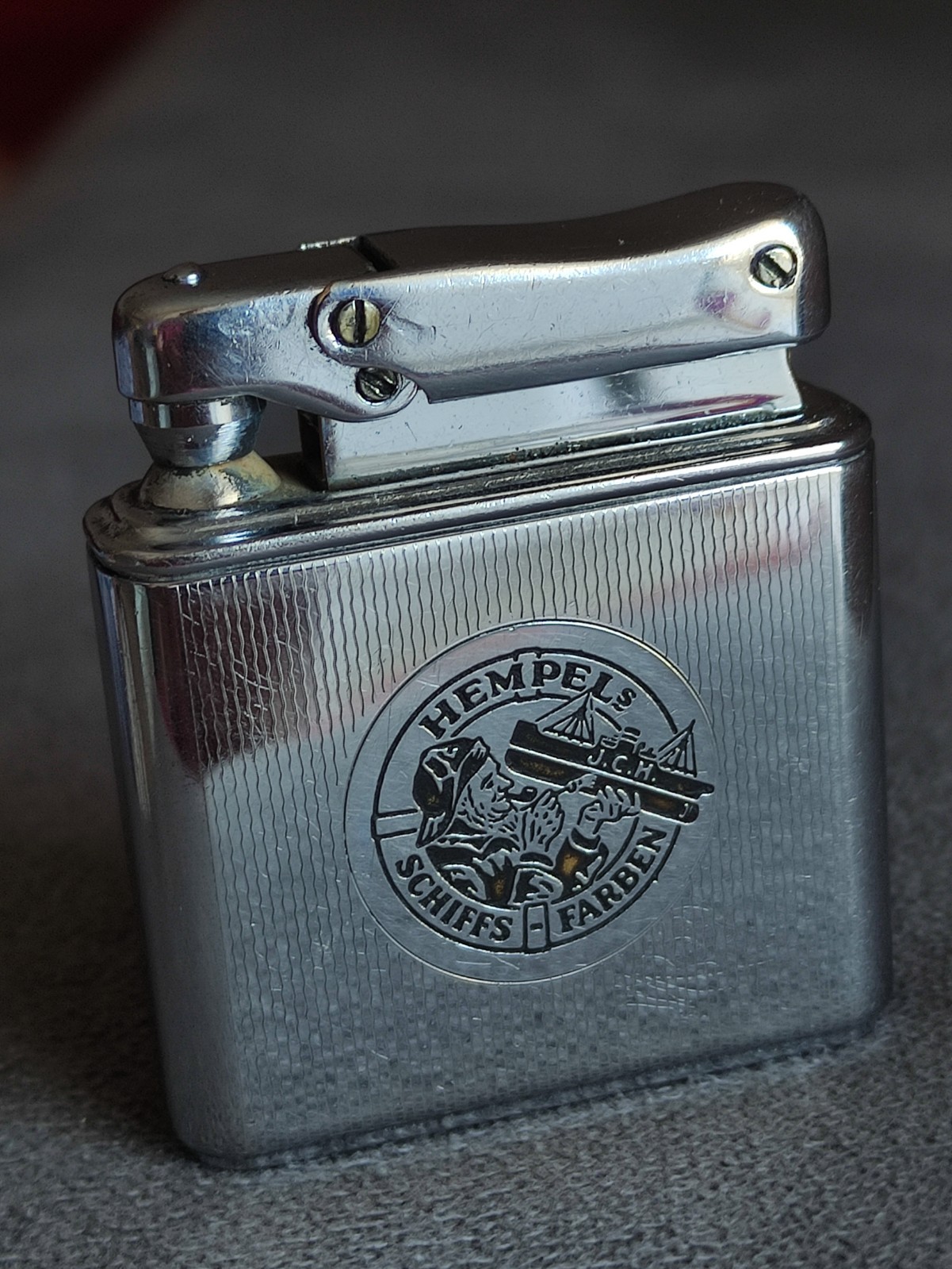 Vintage Ibelo Monopol Gas Lighter W. Germany Hempel's Marine Paints Hempaturi Vintage Ibelo Monopol Gas Lighter W. Germany Hempel's Marine Paints Hempaturi