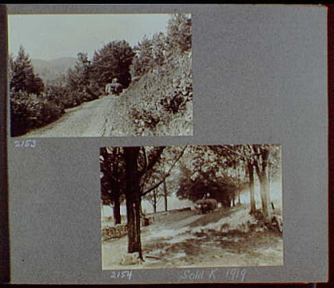 Photo:1919 1920 Hay Wagon Men Dirt Road Tree Lined Road Rural Scene Photo:1919 1920 Hay Wagon Men Dirt Road Tree Lined Road Rural Scene