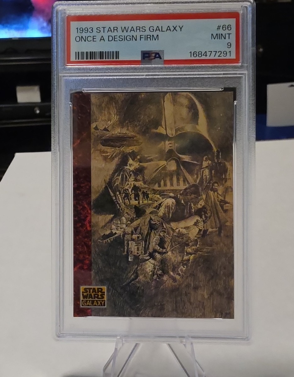 1993 Topps Star Wars Galaxy #66 Once a Design Firm PSA 9