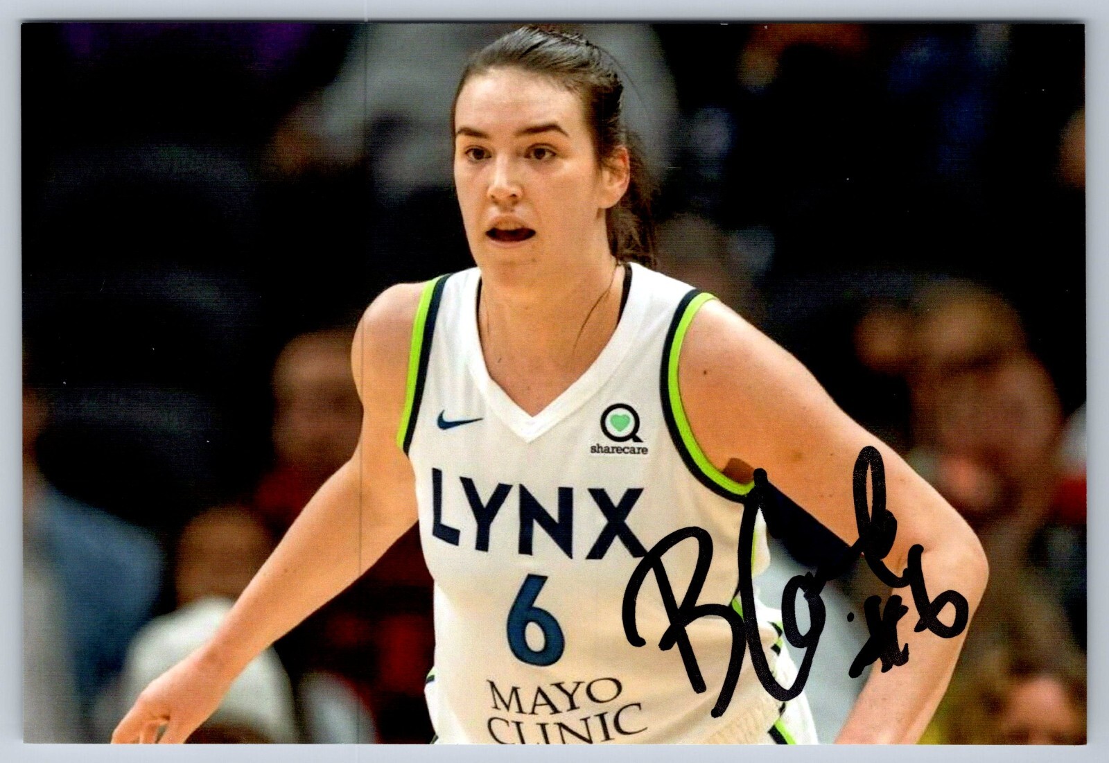 Bridget Carlton Hand Signed 4 x 6 Photo - WNBA - Minnesota Lynx Bridget Carlton Hand Signed 4 x 6 Photo - WNBA - Minnesota Lynx