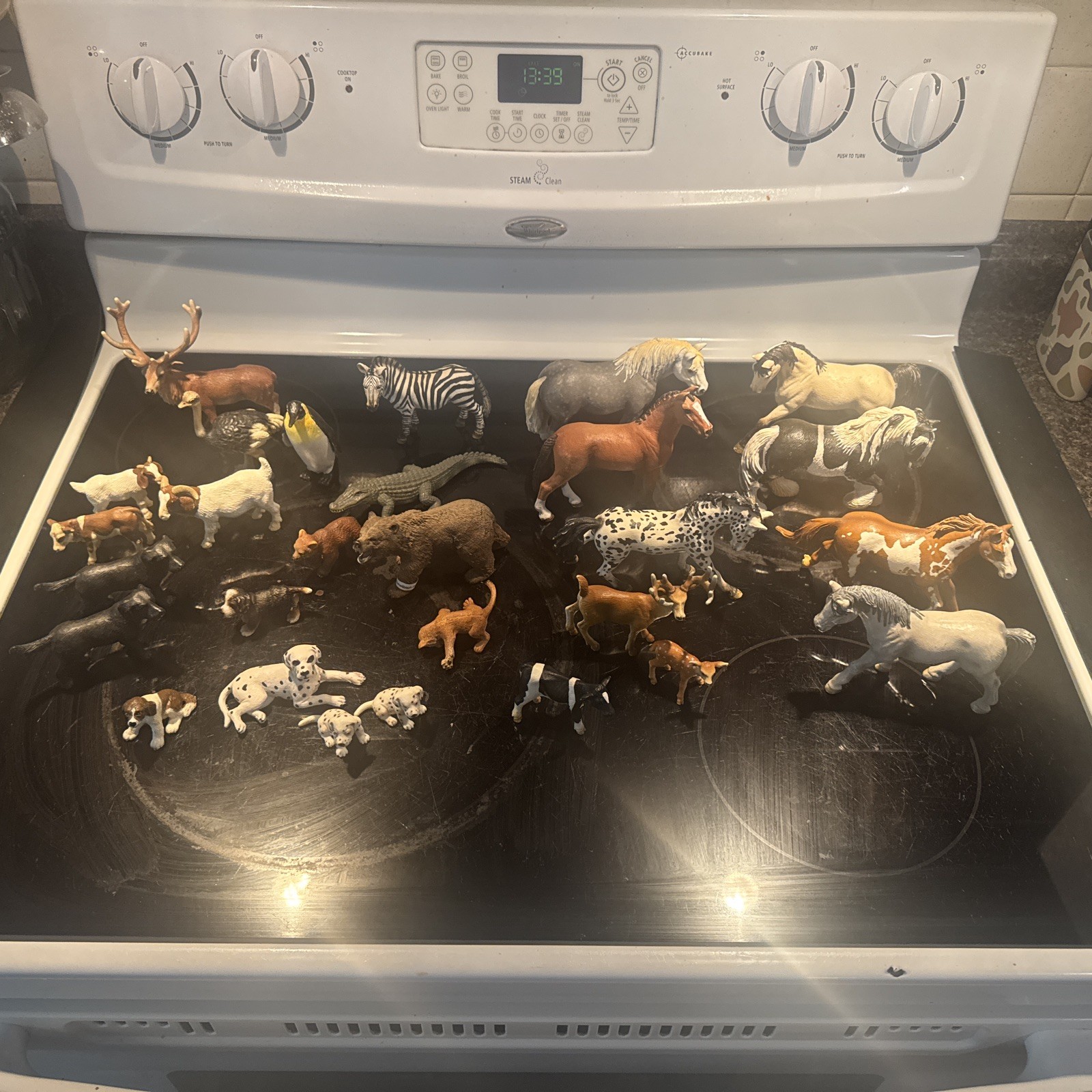 Retired Schleich Horses Farm Pet Dog Lot mix Retired Schleich Horses Farm Pet Dog Lot mix