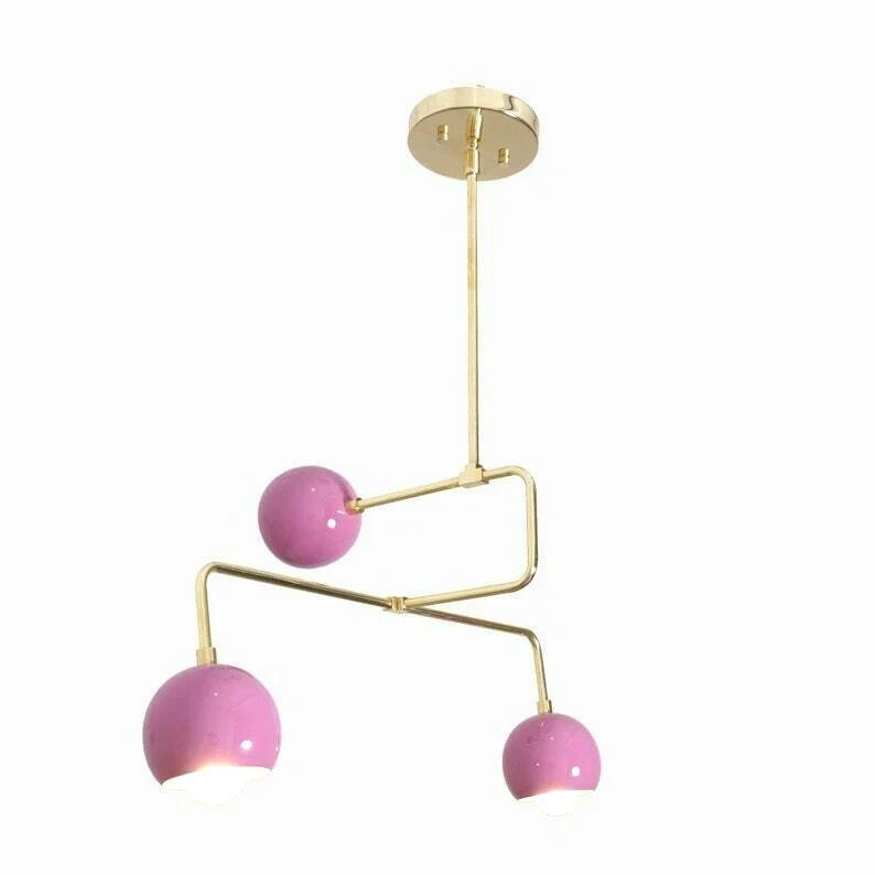 Mid Century style 3 eyeball shade Sputnik chandelier Decorative Brass Light Mid Century style 3 eyeball shade Sputnik chandelier Decorative Brass Light