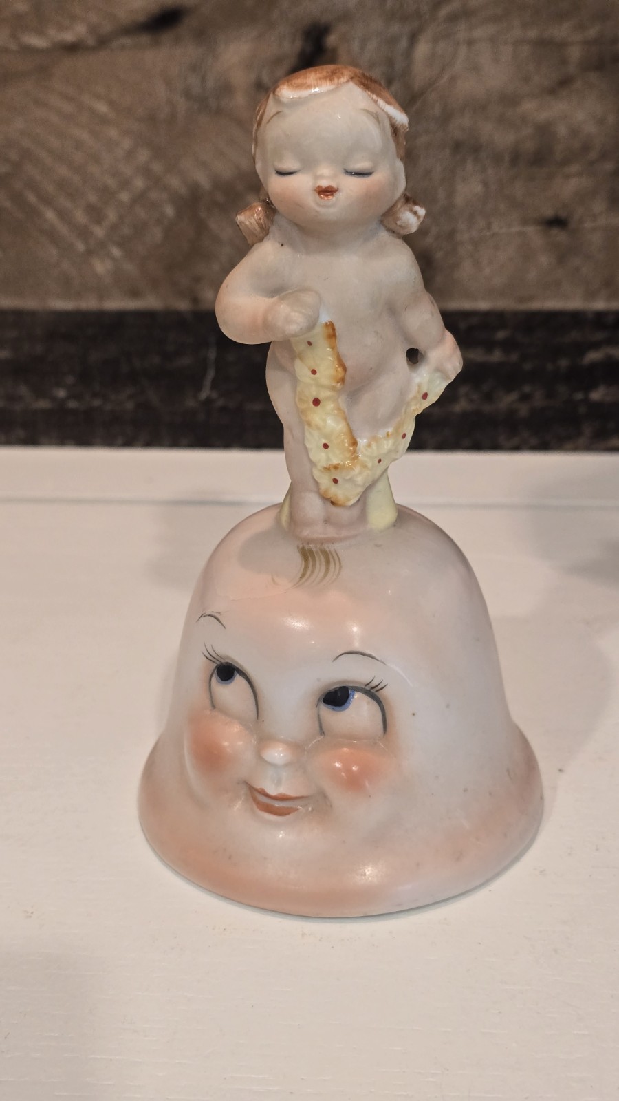Vintage 1950s Anthropomorphic Lenwile Ardalt Little Miss Modesty Japan Bell Vintage 1950s Anthropomorphic Lenwile Ardalt Little Miss Modesty Japan Bell