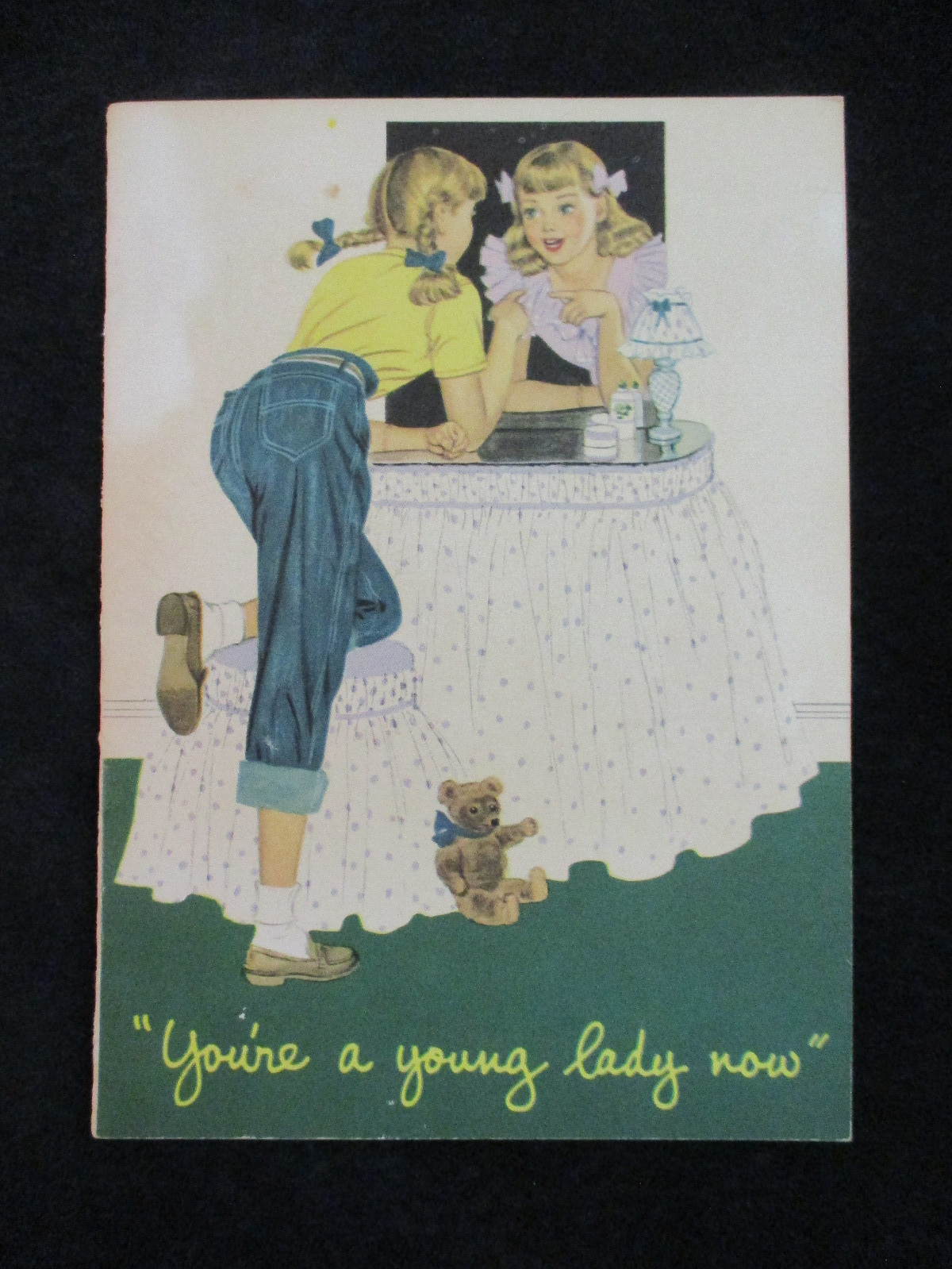 Vtg 1952 "You're a Young Lady Now" Kotex Puberty Advertising Pamphlet/Booklet Vtg 1952 "You're a Young Lady Now" Kotex Puberty Advertising Pamphlet/Booklet