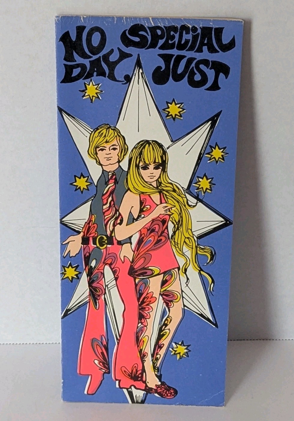 Vintage Late 1960s / Early 1970s Psychedelic Keep ’N Touch Greetings Studio Card Vintage Late 1960s / Early 1970s Psychedelic Keep ’N Touch Greetings Studio Card