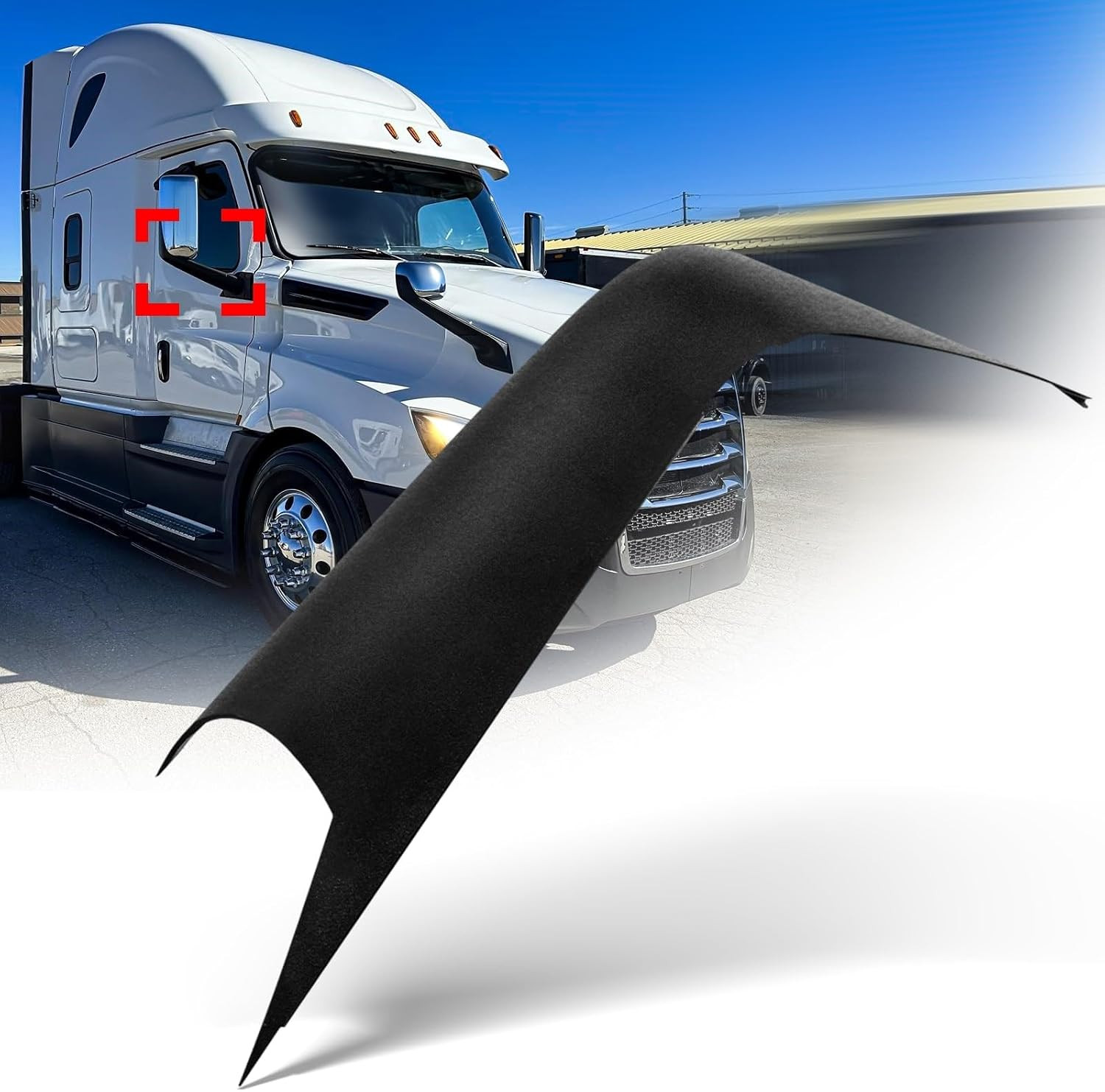 Mirror Arm Cover Fit for 2018-Onwards Freightliner New Cascadia Mirror Arm Cover