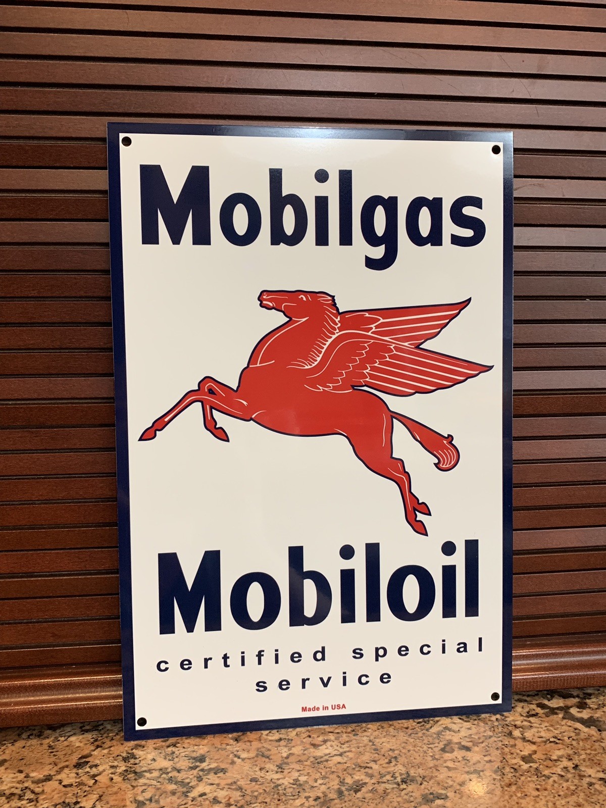 Mobilgas MOBILOIL Service Station Gas pegasus oil gasoline advertising sign Gas Mobilgas MOBILOIL Service Station Gas pegasus oil gasoline advertising sign Gas
