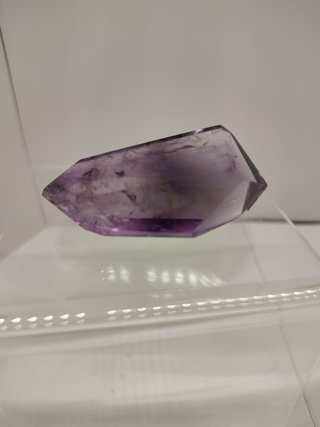 Beautiful Translucent Purple Fluorite Crystal Point From Brazil Beautiful Translucent Purple Fluorite Crystal Point From Brazil
