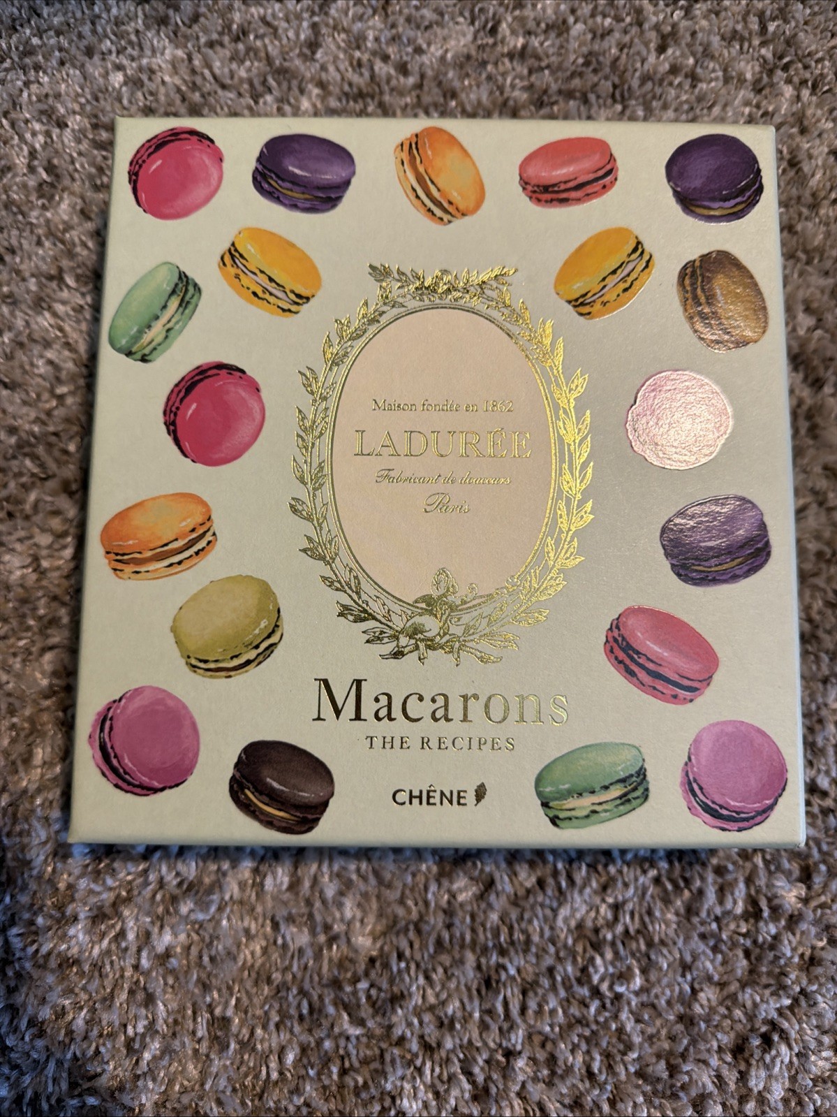 Macarons The Recipes Laduree of Paris Hardcover Box only With Insert