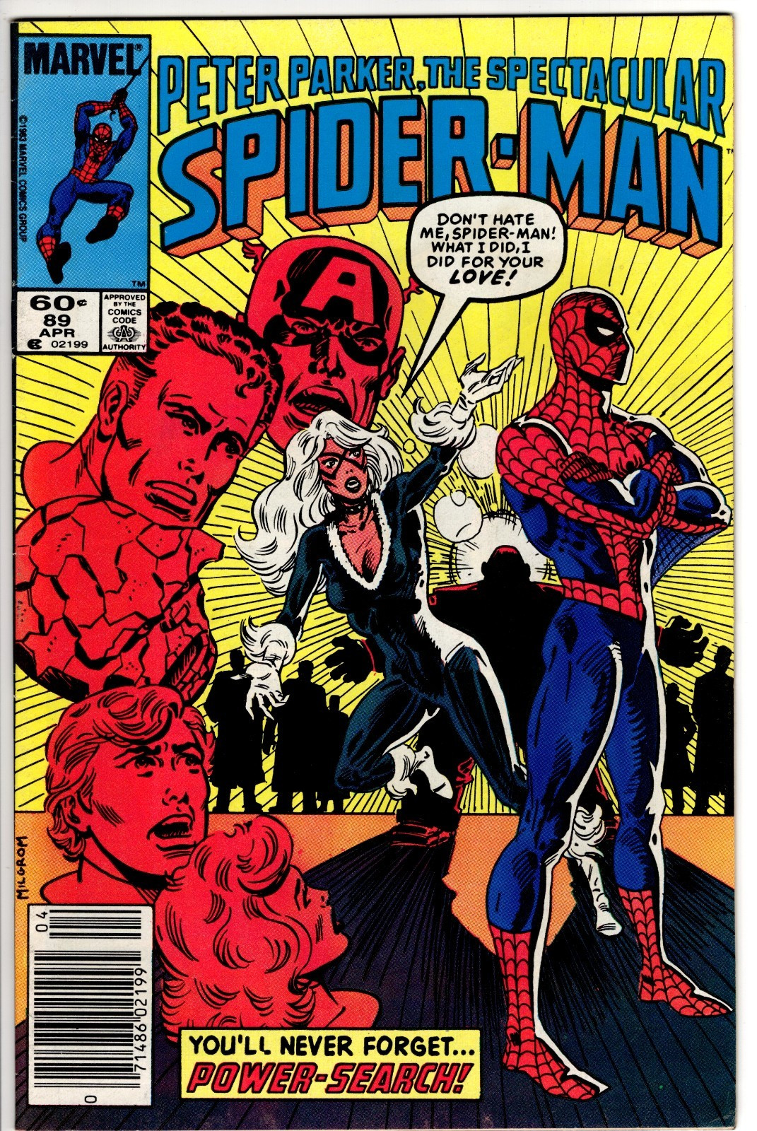 SPECTACULAR SPIDER-MAN #89 (1984) Marvel, Bronze Age: Newsstand: VF- SPECTACULAR SPIDER-MAN #89 (1984) Marvel, Bronze Age: Newsstand: VF-