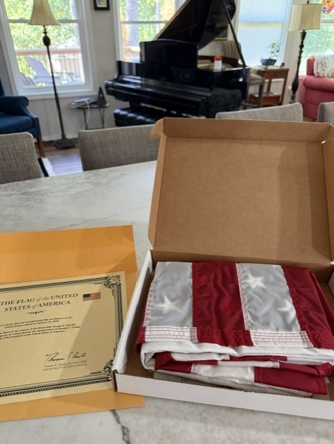 DONALD TRUMP Jan 20 2025 Inauguration 47th Pres U.S. Flag Flown Over US Capitol DONALD TRUMP Jan 20 2025 Inauguration 47th Pres U.S. Flag Flown Over US Capitol