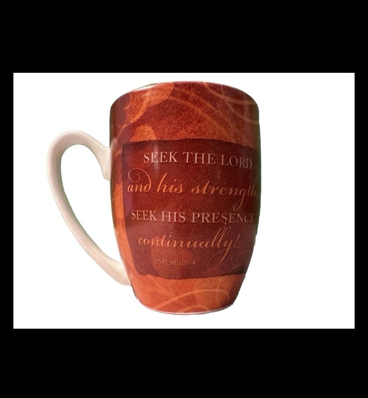 Nice Seek The Lord Psalms 105:4 Mug with Inspirational Saying Coffee Nice Seek The Lord Psalms 105:4 Mug with Inspirational Saying Coffee