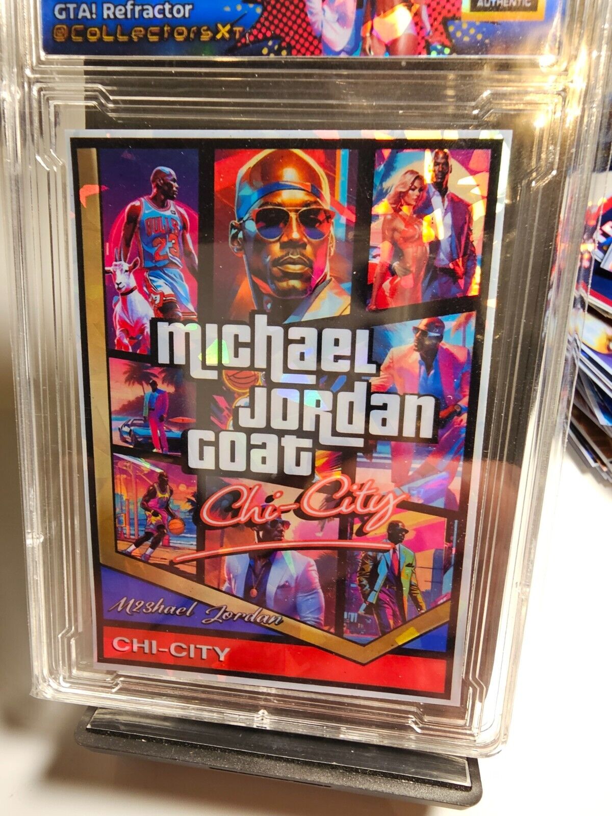Michael Jordan Cracked Ice Limited Edition Custom Card