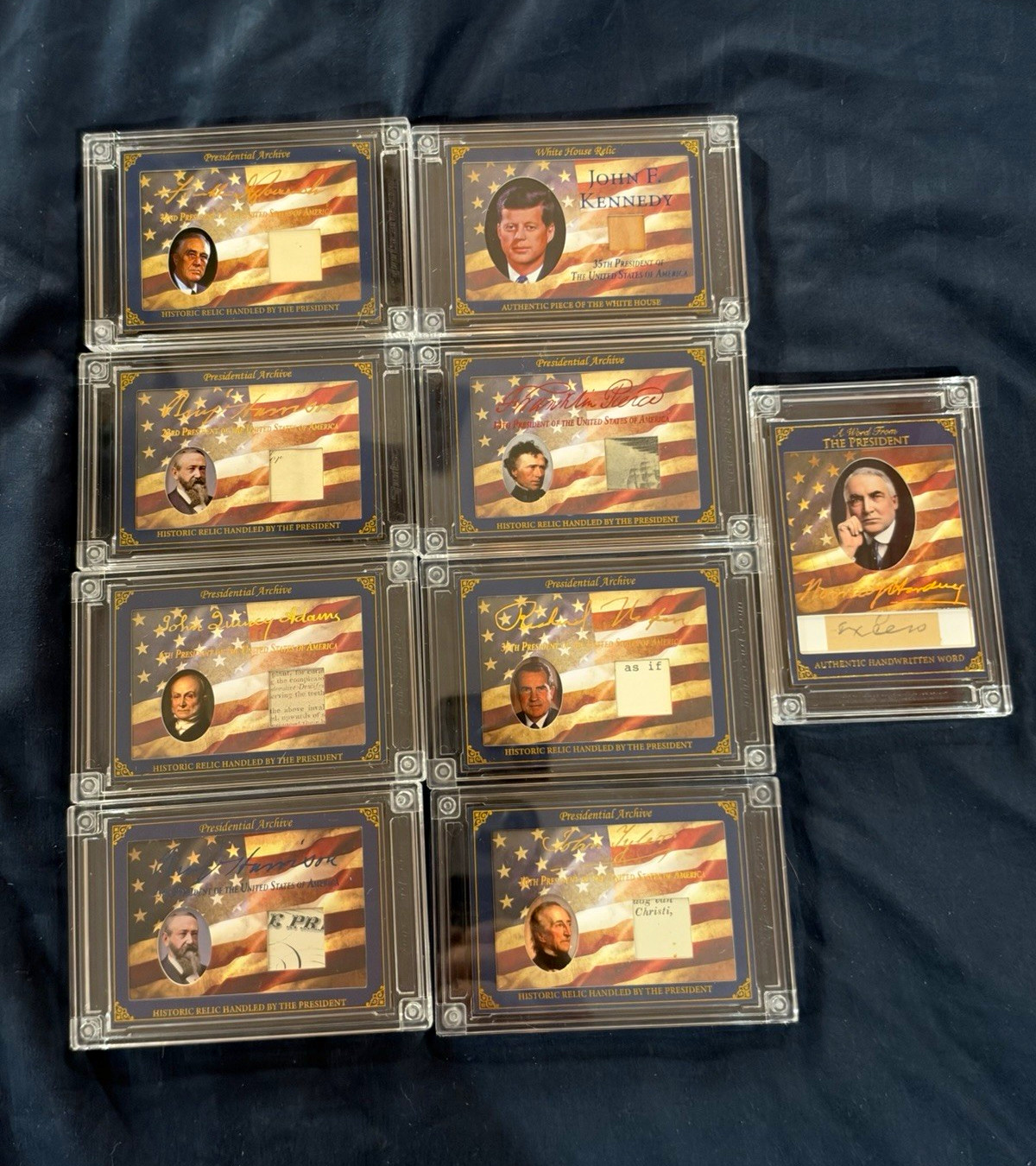 A Word From POTUS 2025 Presidential Archive Trading Cards Lot of 9 JFK Nixon A Word From POTUS 2025 Presidential Archive Trading Cards Lot of 9 JFK Nixon