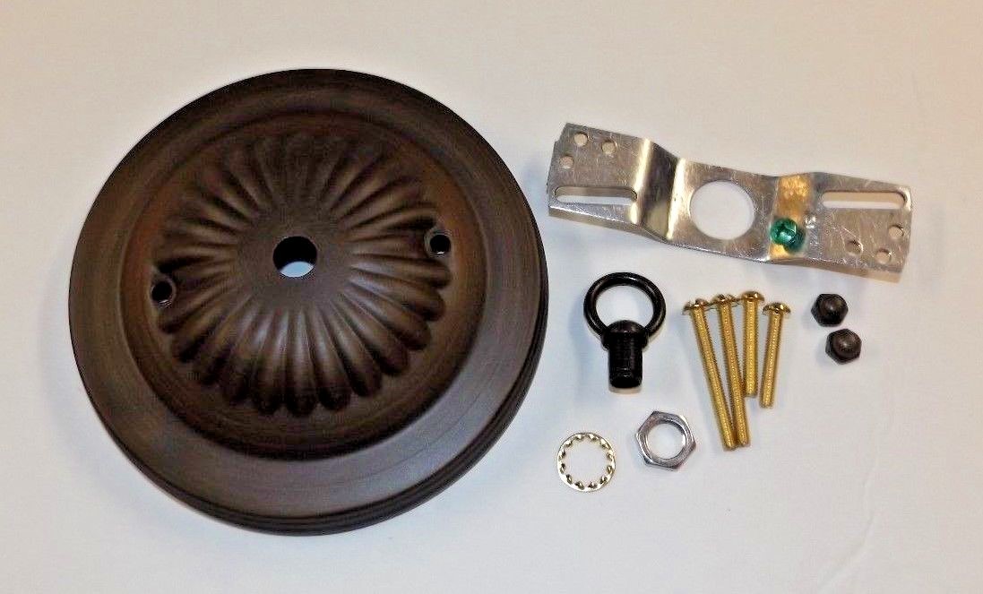 5" ANTIQUE BRONZE FINISH CEILING CANOPY KIT FOR LIGHT FIXTURES NEW 10801AJB 5" ANTIQUE BRONZE FINISH CEILING CANOPY KIT FOR LIGHT FIXTURES NEW 10801AJB