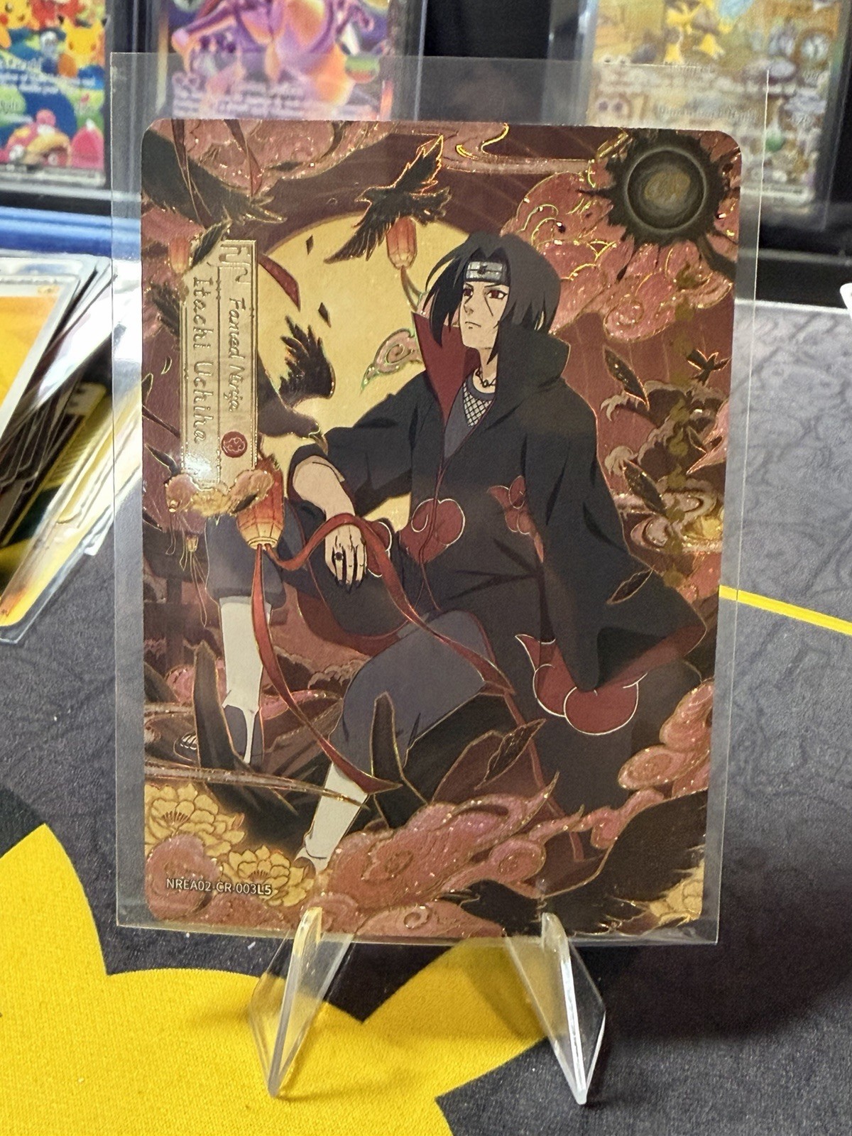 KAYOU Naruto Itachi Uchiha CR Holo Famed Ninja NREA02-CR-003L5 KAYOU Naruto Itachi Uchiha CR Holo Famed Ninja NREA02-CR-003L5