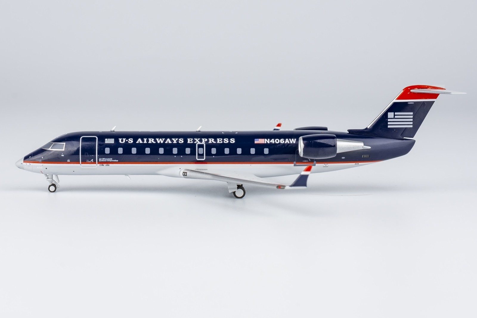 NG 52050 US Airways Express Air Wisconsin CRJ-200 N406AW Diecast 1/200 Jet Model NG 52050 US Airways Express Air Wisconsin CRJ-200 N406AW Diecast 1/200 Jet Model