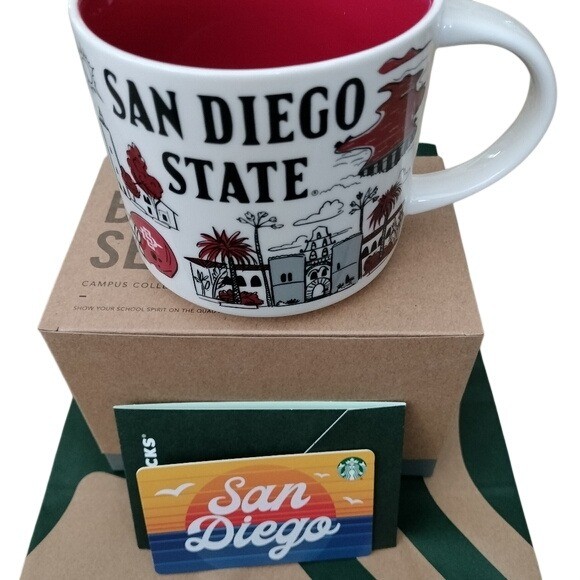 Starbucks San Diego State University SDSU Been There Campus Collection Mug Starbucks San Diego State University SDSU Been There Campus Collection Mug