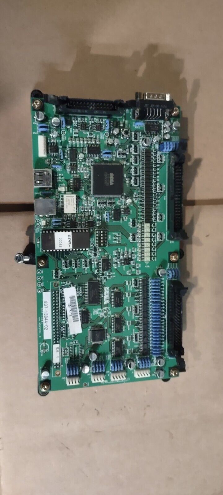 sega waverunner gp naomi arcade I/o PCB working #7 sega waverunner gp naomi arcade I/o PCB working #7