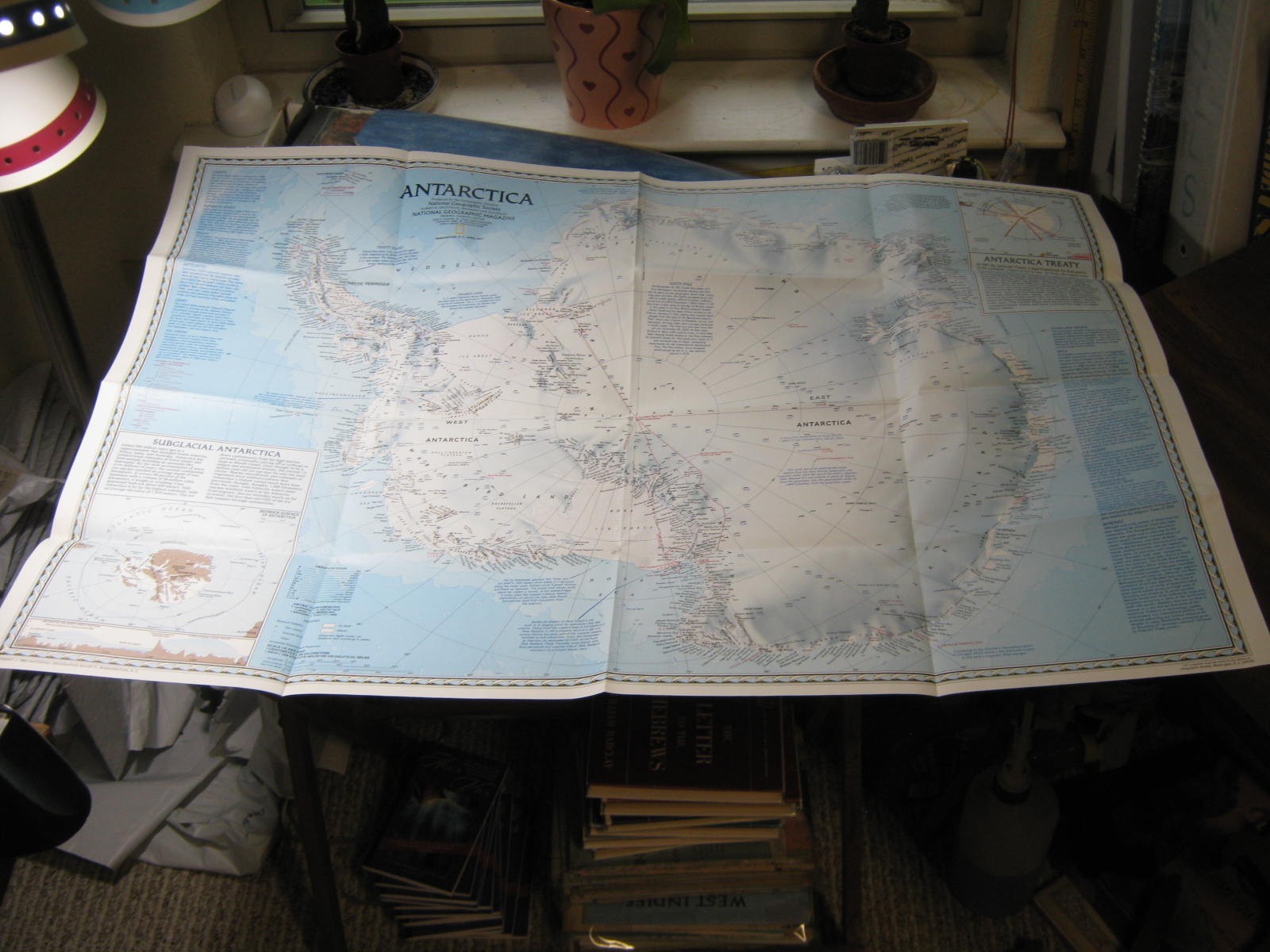 PINNIPEDS + ANTARCTICA SOUTH POLE MAP April 1987 National Geographic PINNIPEDS + ANTARCTICA SOUTH POLE MAP April 1987 National Geographic