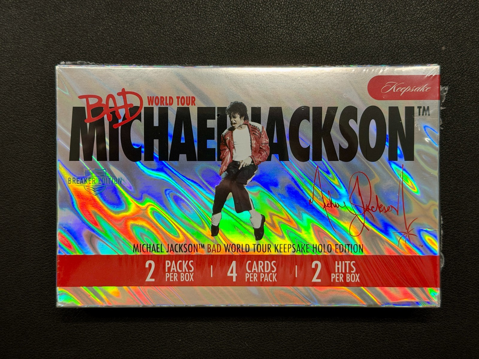2025 Keepsake Michael Jackson "Bad" World Tour HOLO Breaker Box SEALED
