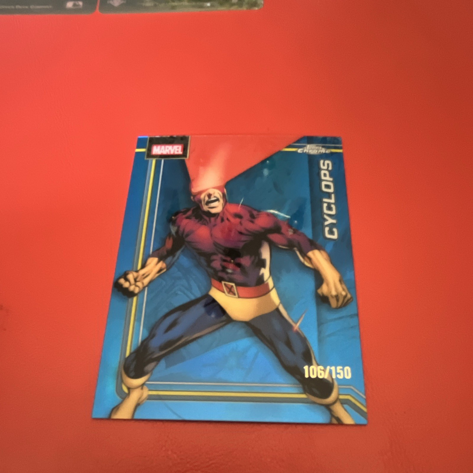 2026 Topps chrome Marvel Cyclops #024 Serial #106/150 Colormatch 2026 Topps chrome Marvel Cyclops #024 Serial #106/150 Colormatch