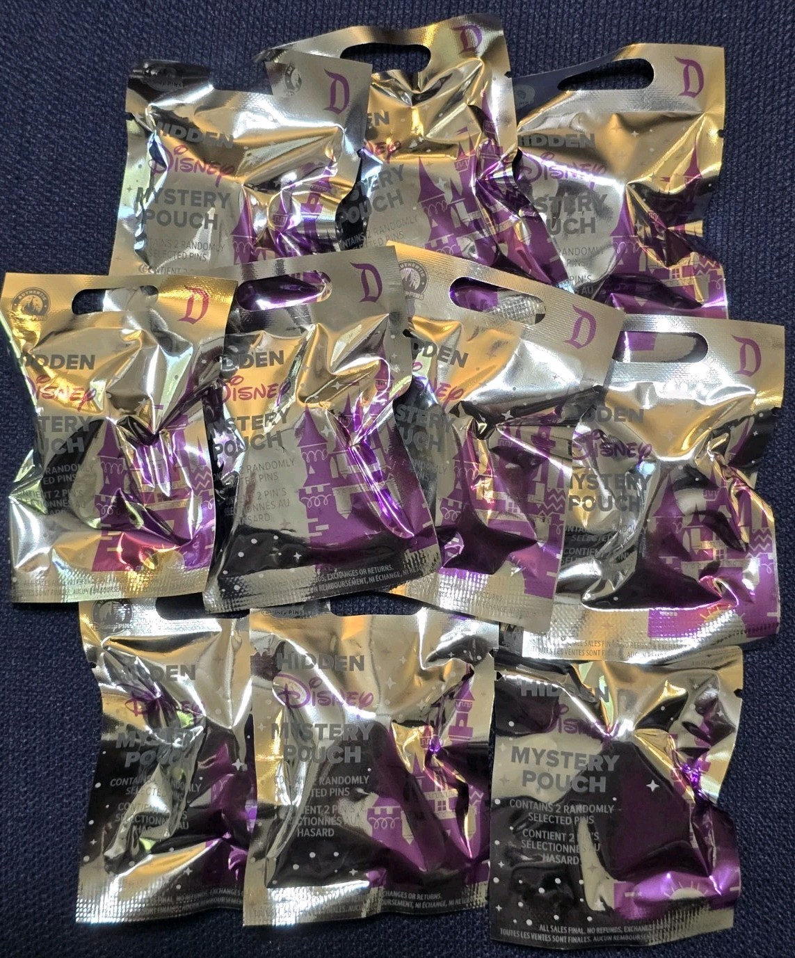 10 Purple PACKS 2026 DISNEYLAND DLR Hidden Disney Mickey Wave B Mystery 10 Purple PACKS 2026 DISNEYLAND DLR Hidden Disney Mickey Wave B Mystery