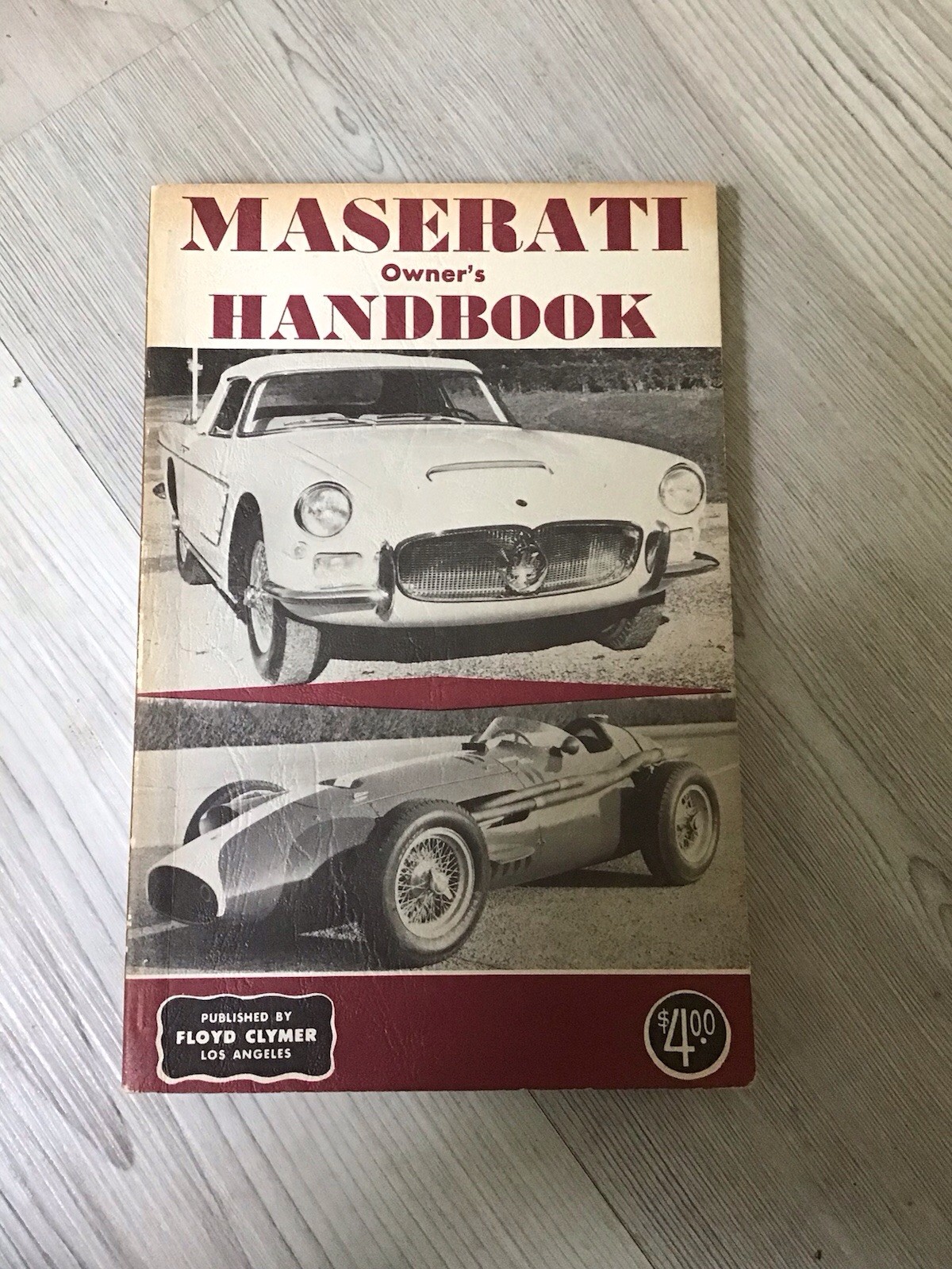 AUTOMOBILIA/MASERATI OWNER HANDBOOK/TANNER/3500GT/BIRDCAGE/350/450S/MISTRAL AUTOMOBILIA/MASERATI OWNER HANDBOOK/TANNER/3500GT/BIRDCAGE/350/450S/MISTRAL