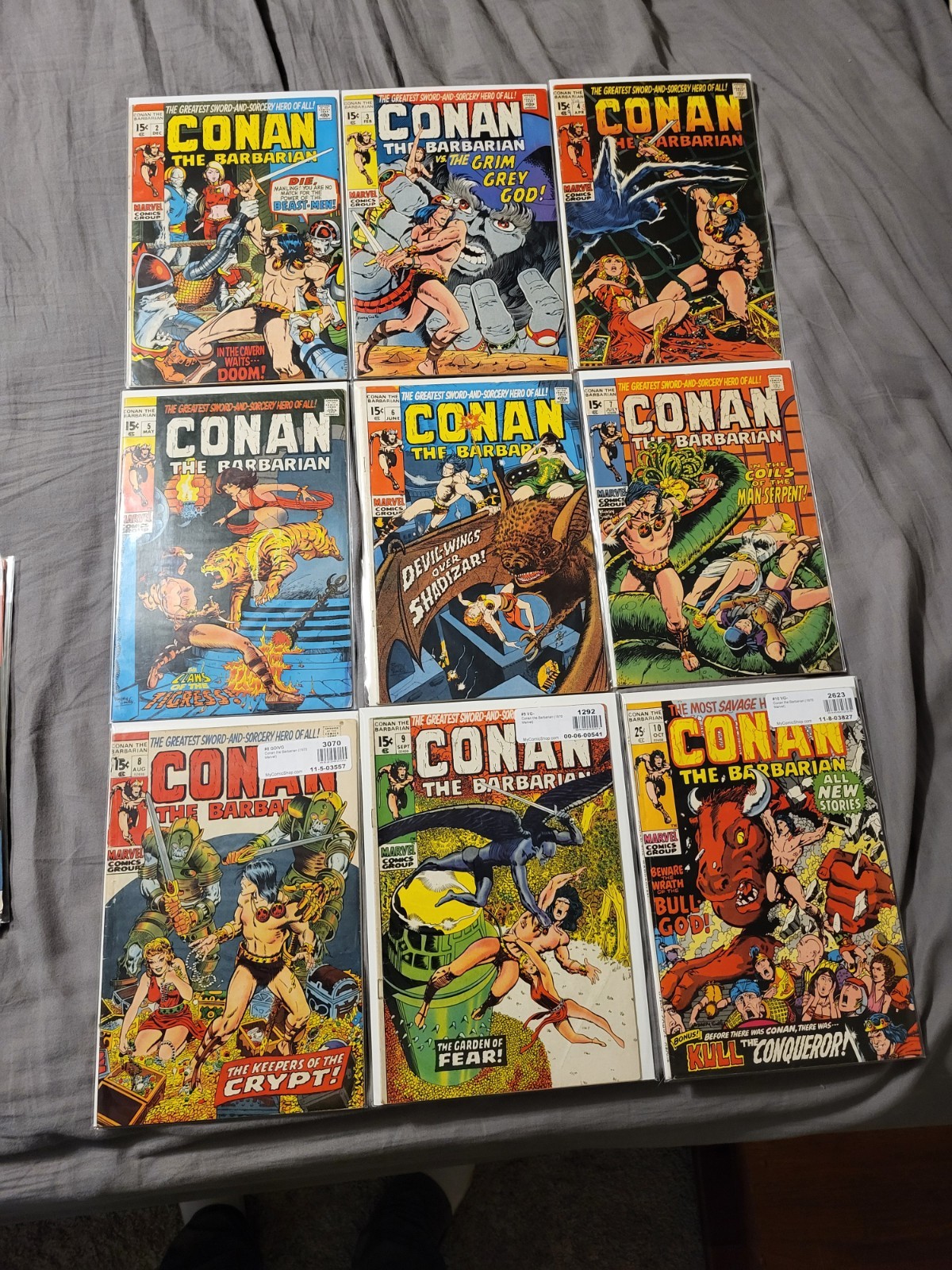 CONAN THE BARBARIAN LOT 2-24 1ST RED SONJA FACSINILE 1 CONAN THE BARBARIAN LOT 2-24 1ST RED SONJA FACSINILE 1