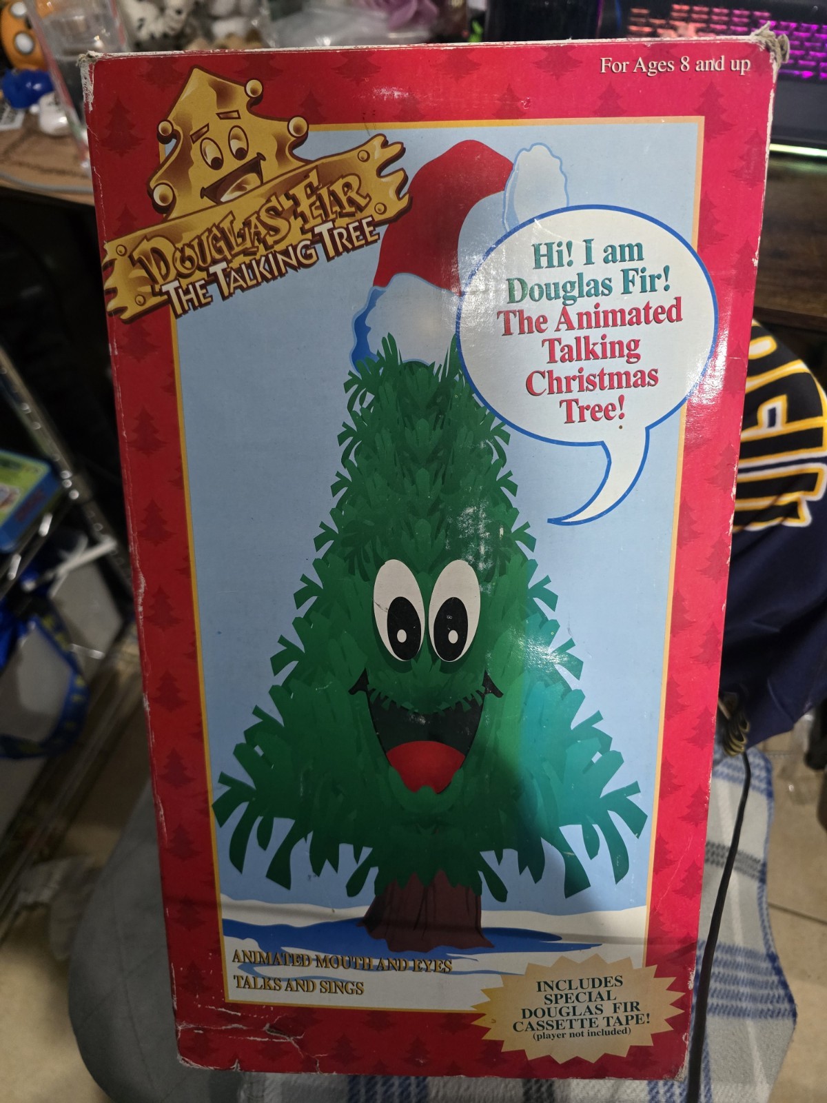 1996 Gemmy Douglas Fir Tree Animated Talking Singing Christmas Tree NEW READ 1996 Gemmy Douglas Fir Tree Animated Talking Singing Christmas Tree NEW READ