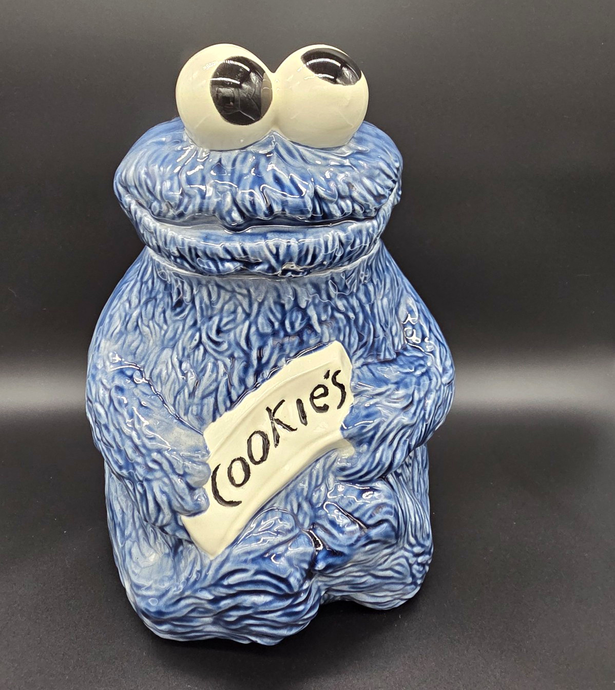 VTG 1970s Cookie Monster Ceramic Cookie Jar California Originals 970 Sesame St VTG 1970s Cookie Monster Ceramic Cookie Jar California Originals 970 Sesame St