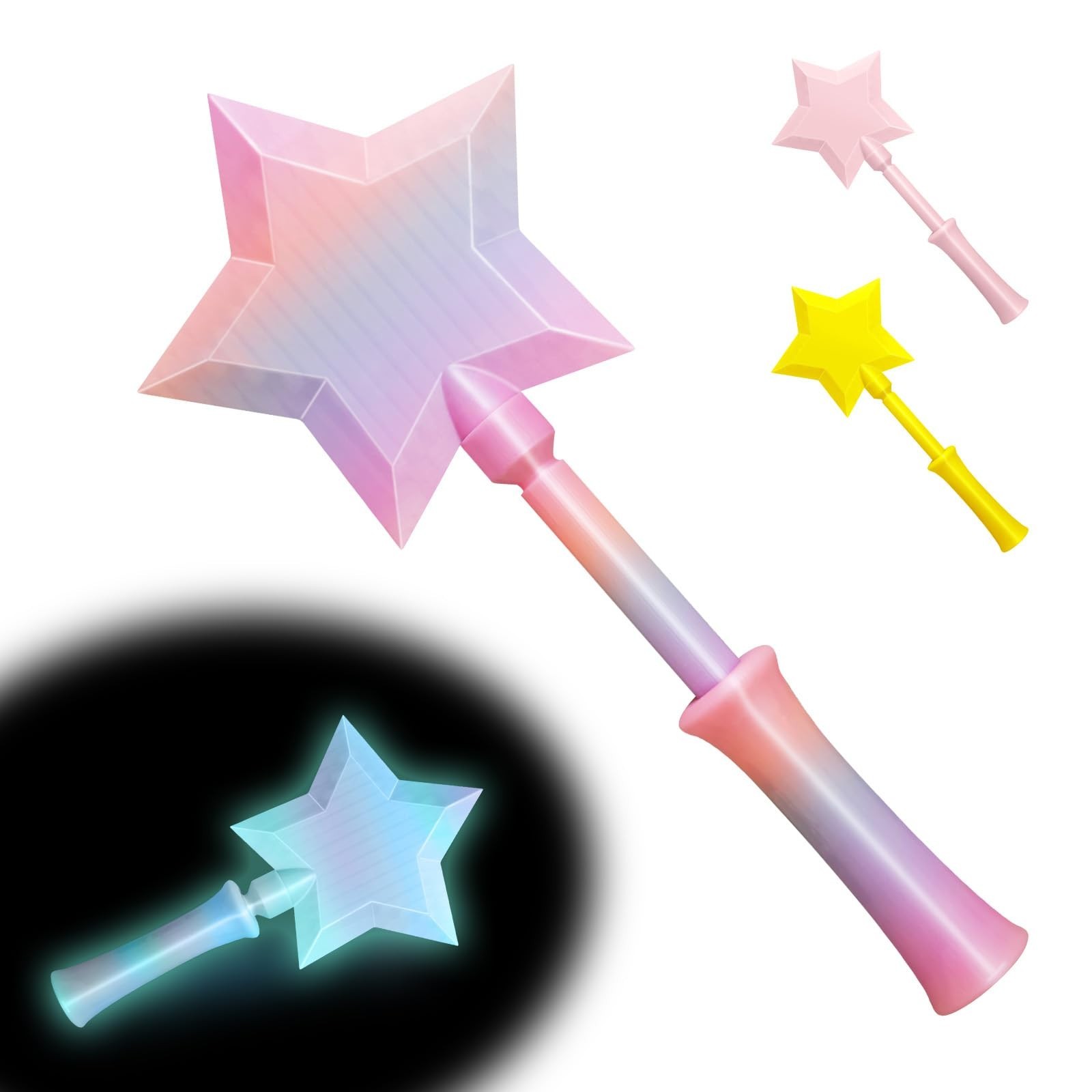 3D Printed Magic Wand Tap to Pay | Unique Credit Card Holder | Fun Gift (Rainbow 3D Printed Magic Wand Tap to Pay | Unique Credit Card Holder | Fun Gift (Rainbow
