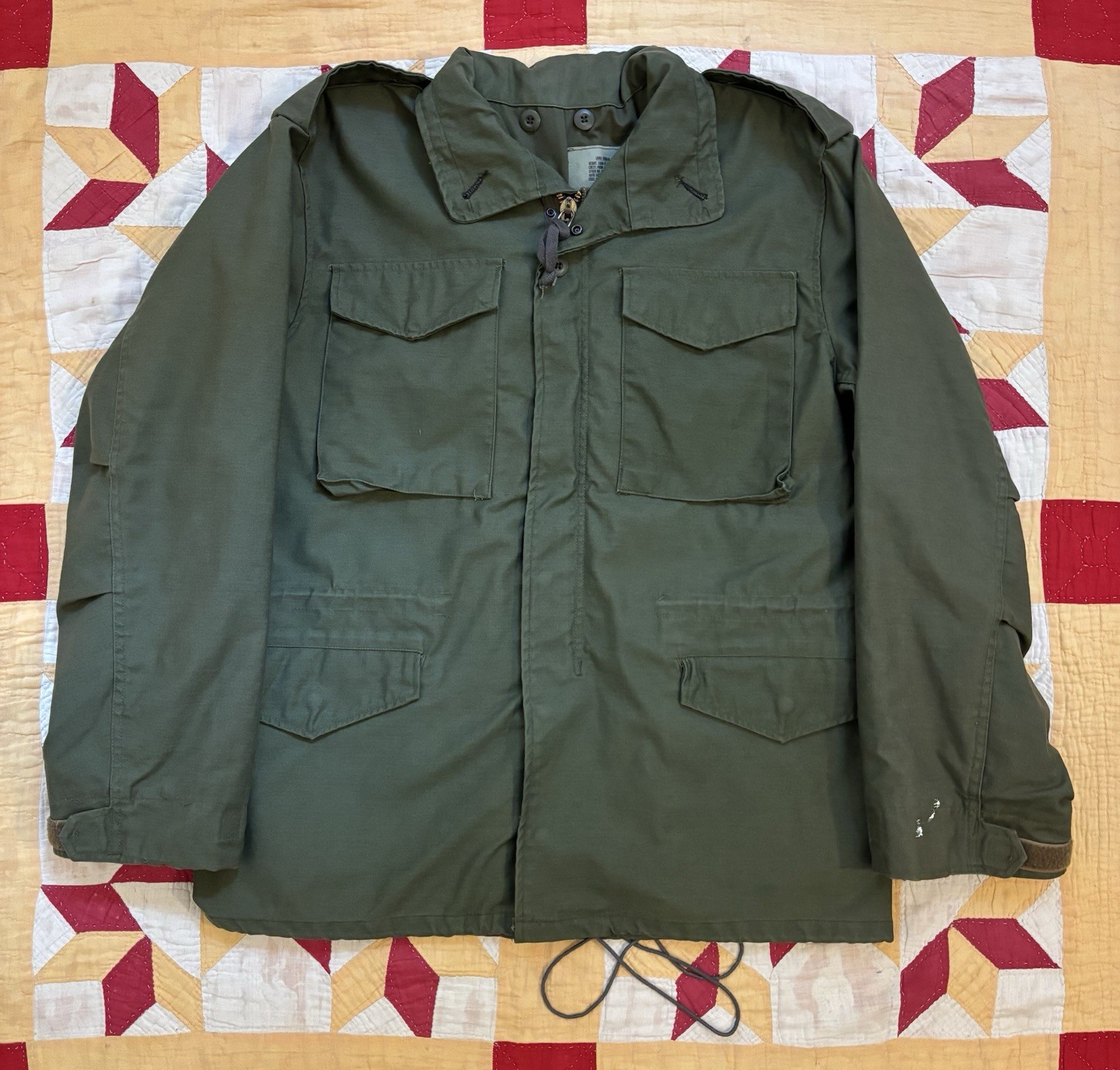 Vintage 90s M65 Field Jacket OG 107 Large Regular Frontline USA Private Purchase Vintage 90s M65 Field Jacket OG 107 Large Regular Frontline USA Private Purchase
