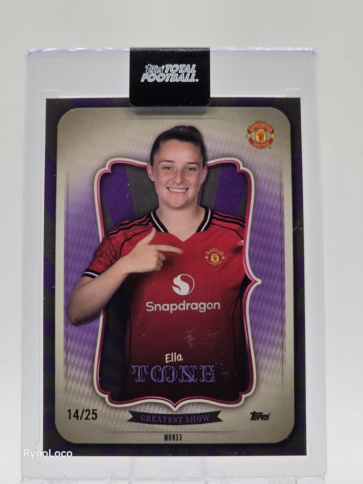 2025-26 Topps Total Football – Ella Toone Greatest Show /25 Manchester United 2025-26 Topps Total Football – Ella Toone Greatest Show /25 Manchester United