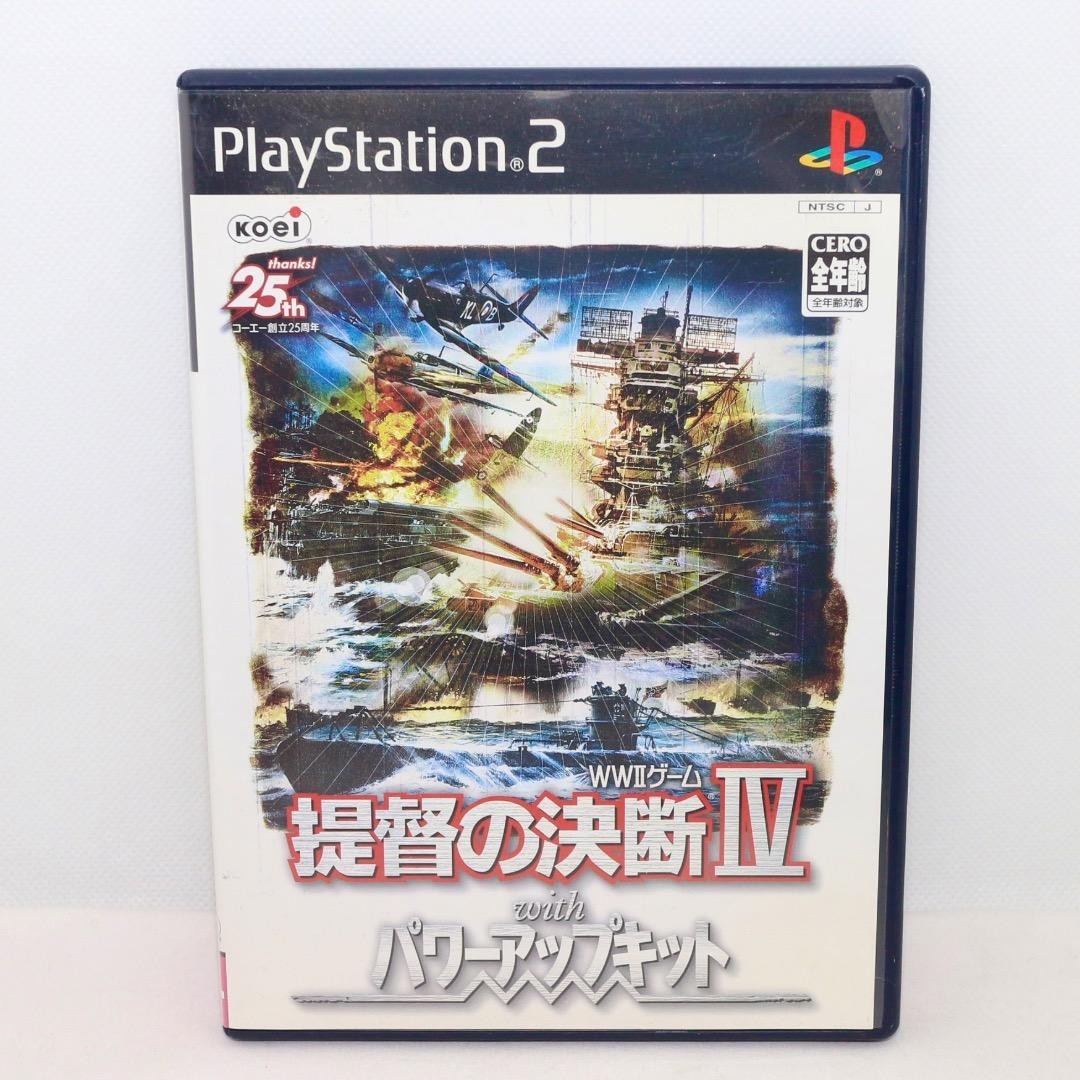 P.T.O. IV Teitoku no Ketsudan with Power-Up Kit PS2 Koei Retro Japan