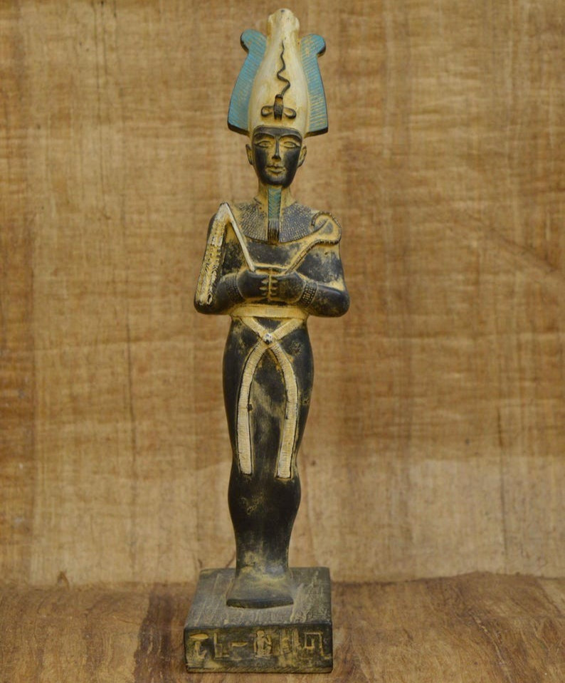 Authentic Ancient Egyptian Antique Rare God Osiris Statue Figurine BC Authentic Ancient Egyptian Antique Rare God Osiris Statue Figurine BC