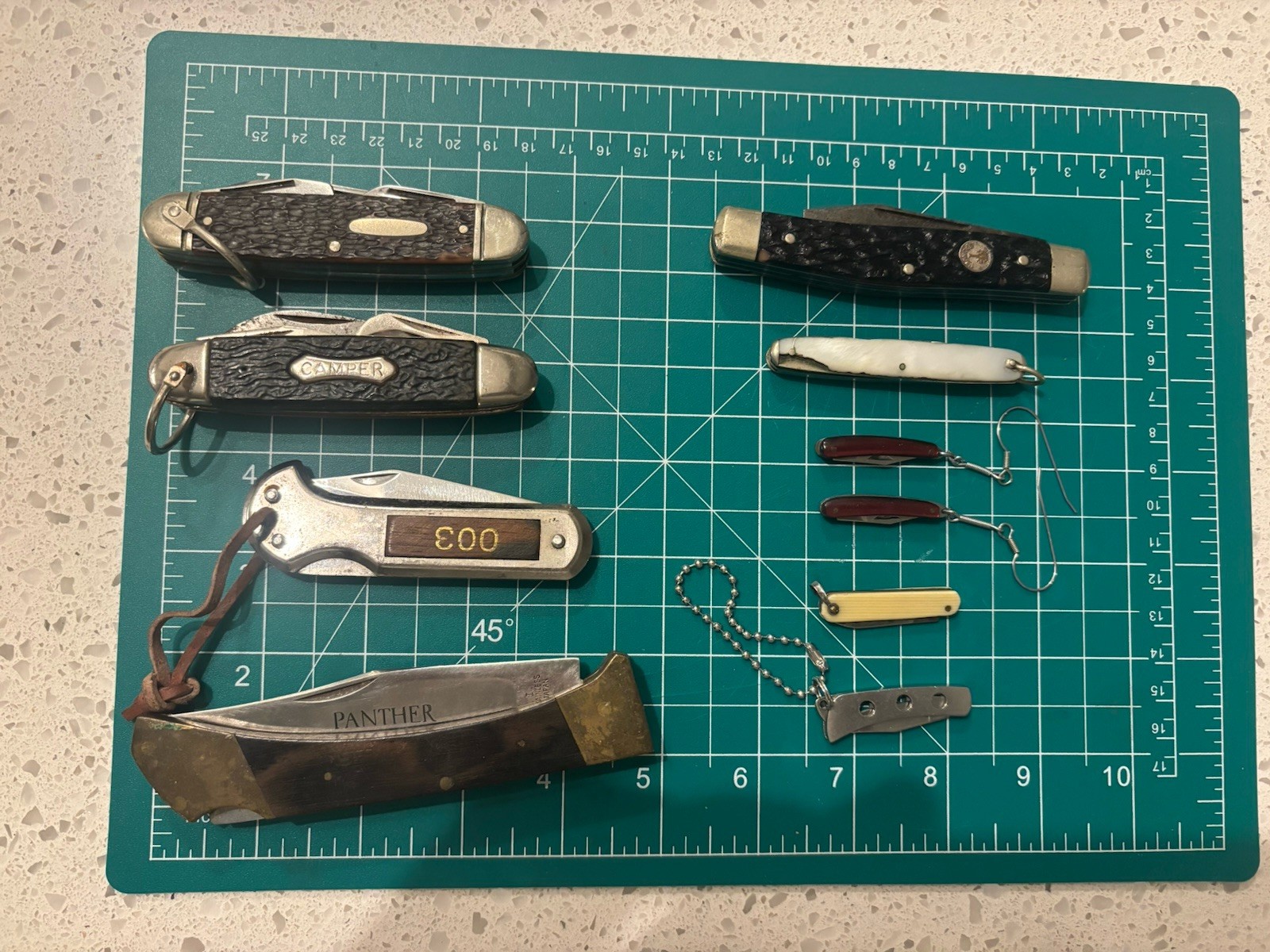 Vintage Lot of Pocket Knives Western Camper Japan STAG BOKER Miniature Knives Vintage Lot of Pocket Knives Western Camper Japan STAG BOKER Miniature Knives