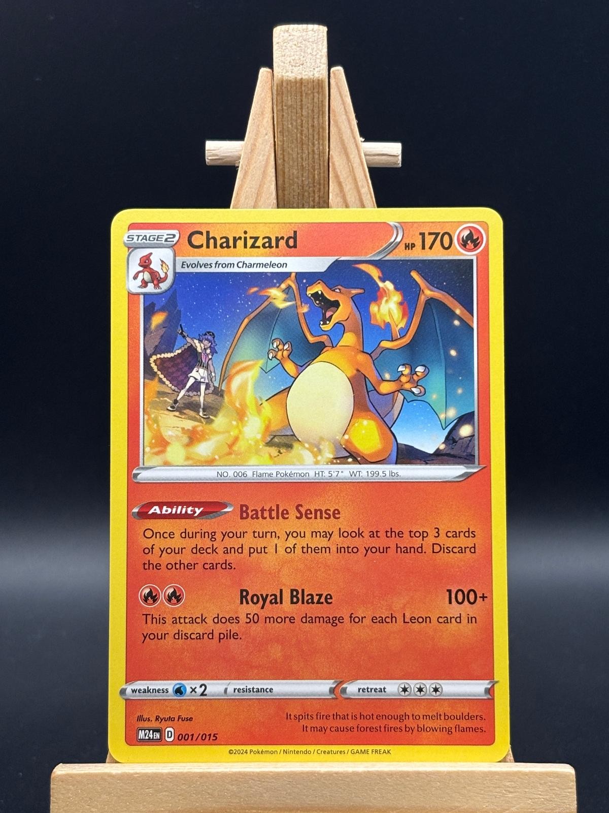 Pokemon Charizard 001/015 McDonald's Promos 2024 NM