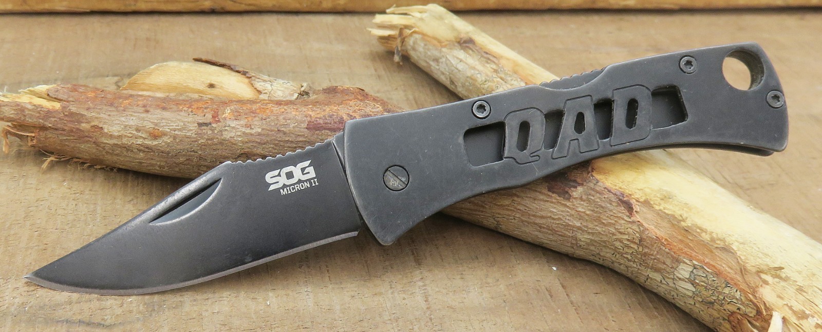 SOG Micron II QAD Folding Pocket Knife SOG Micron II QAD Folding Pocket Knife