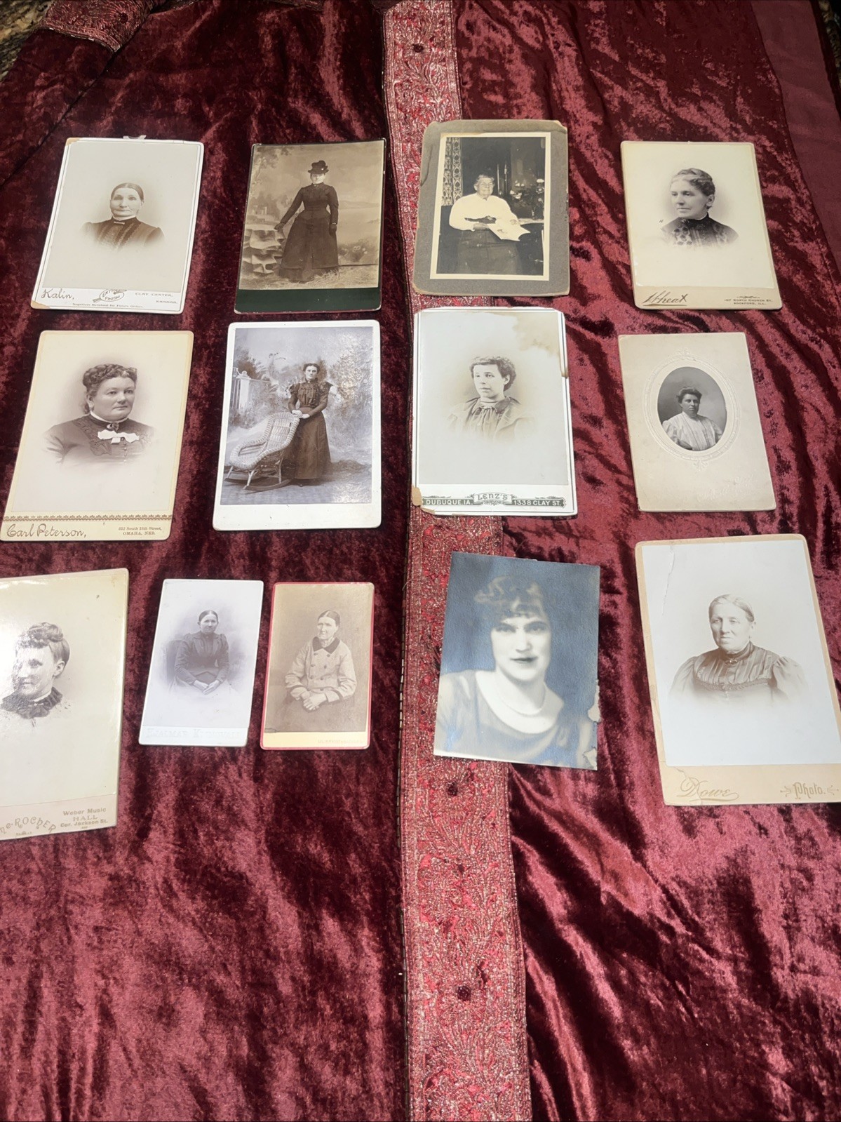 Antique Victorian Photos Women Estate Photo Lot Of 13 Antique Victorian Photos Women Estate Photo Lot Of 13