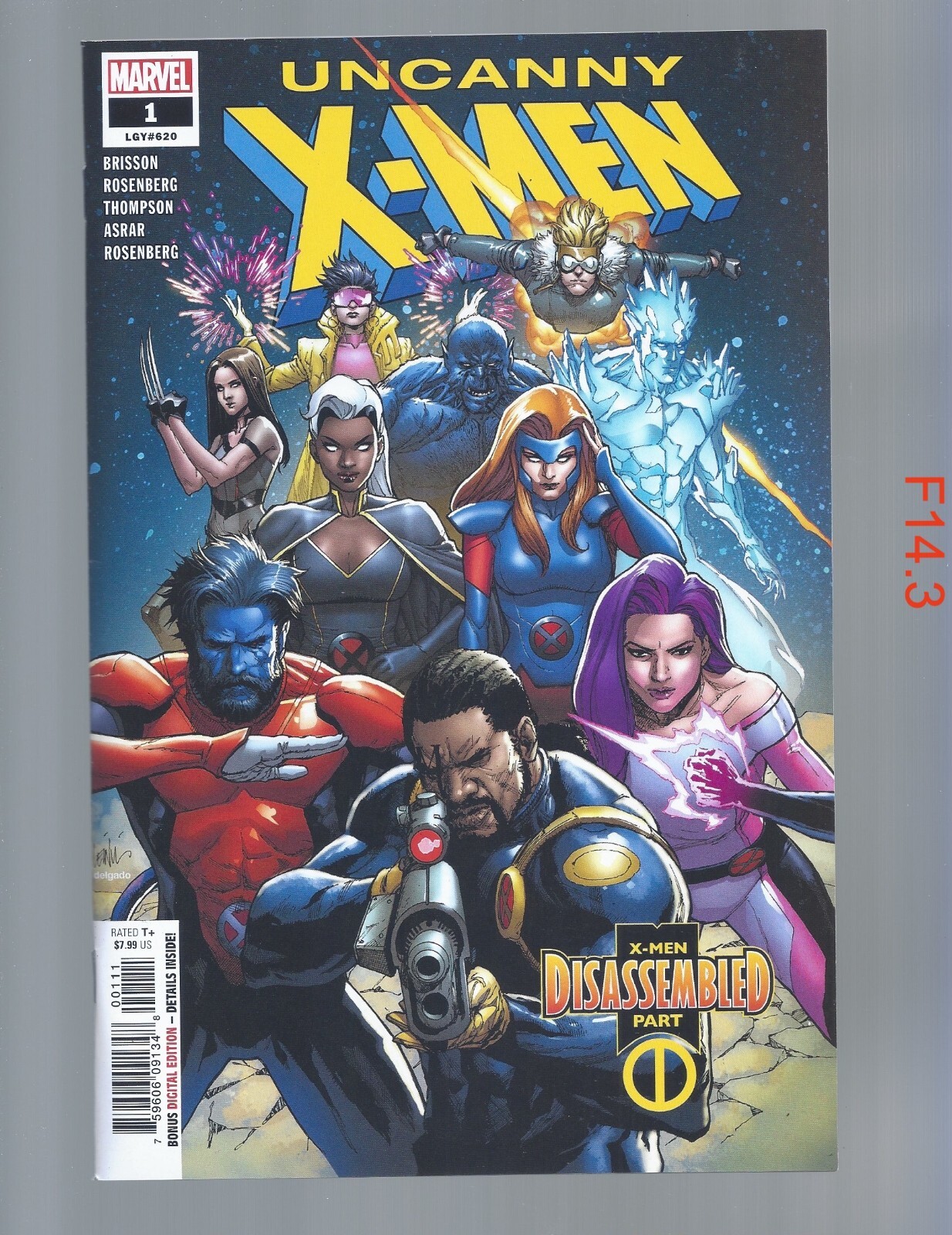 Uncanny X-Men #1 2019 Marvel VF/NM f143