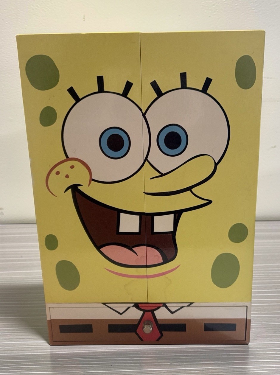 Spongebob SquarePants 2004 2005 Jewelry Box printed Signature Viacom MZ Berger Spongebob SquarePants 2004 2005 Jewelry Box printed Signature Viacom MZ Berger