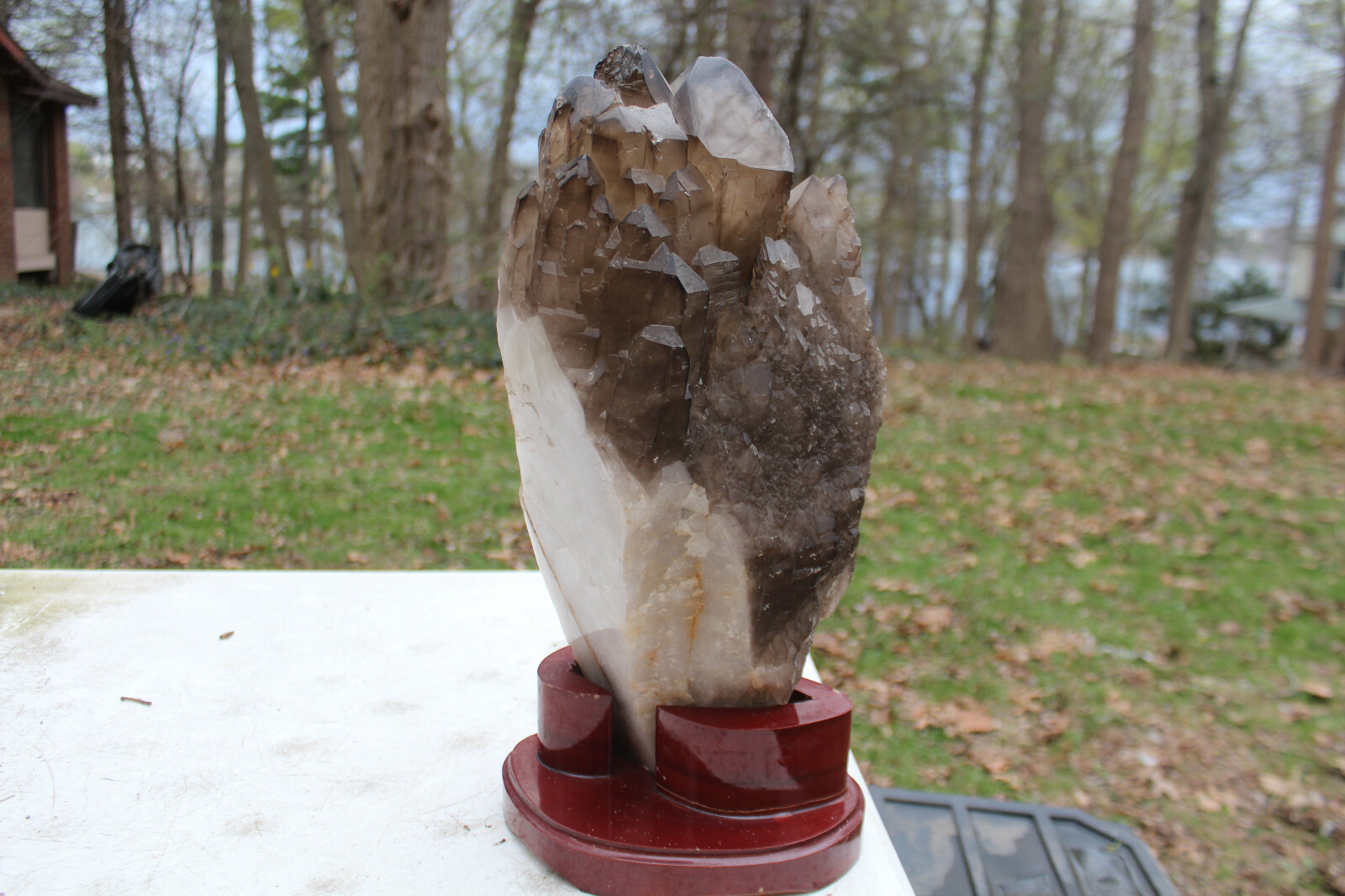Stunning Very Large Very Beautiful Super Excellent Smoky Quartz Crystal 