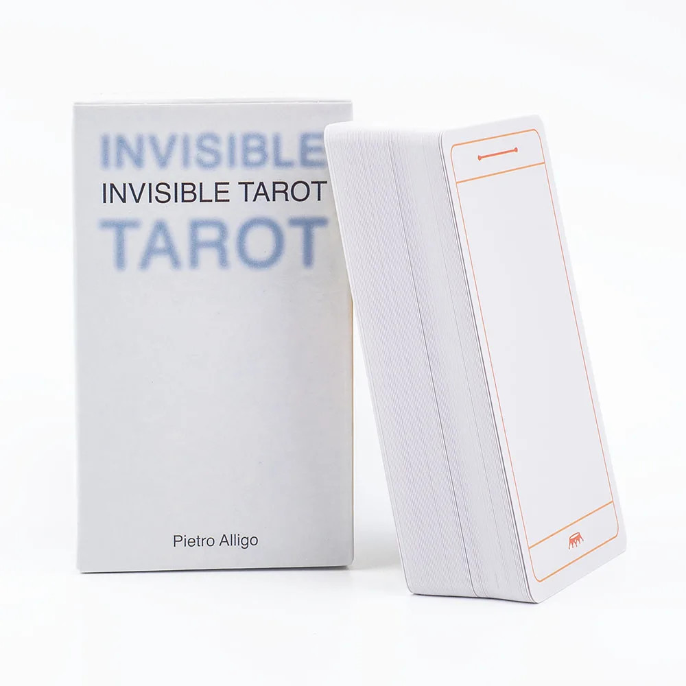 Invisible Tarot Blank Deck – 10.3×6cm (4.1×2.4in) | 78 Custom Cards Invisible Tarot Blank Deck – 10.3×6cm (4.1×2.4in) | 78 Custom Cards
